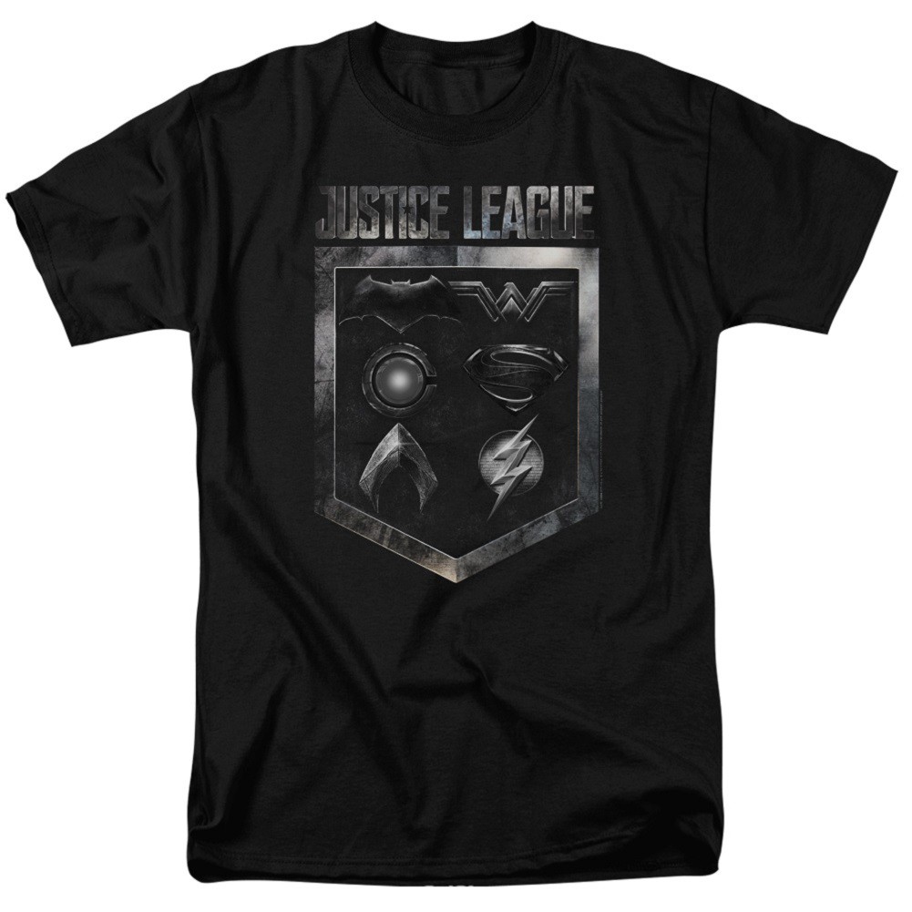 Justice League Shield of Logos Tshirt