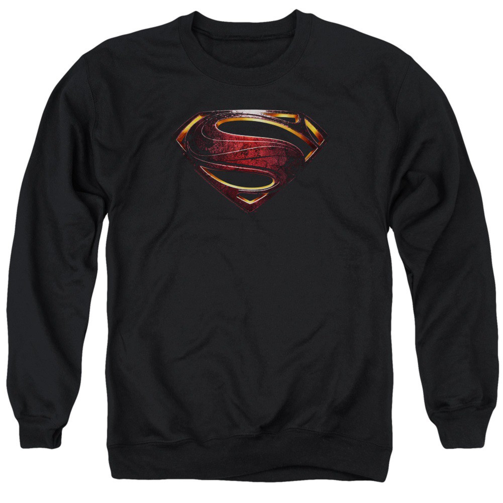 Superman Logo Justice League Crewneck Sweatshirt
