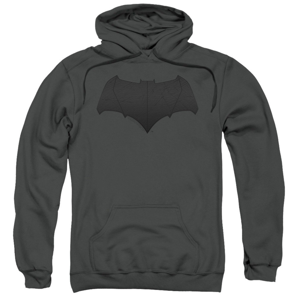 Justice League Batman Logo Grey Hoodie