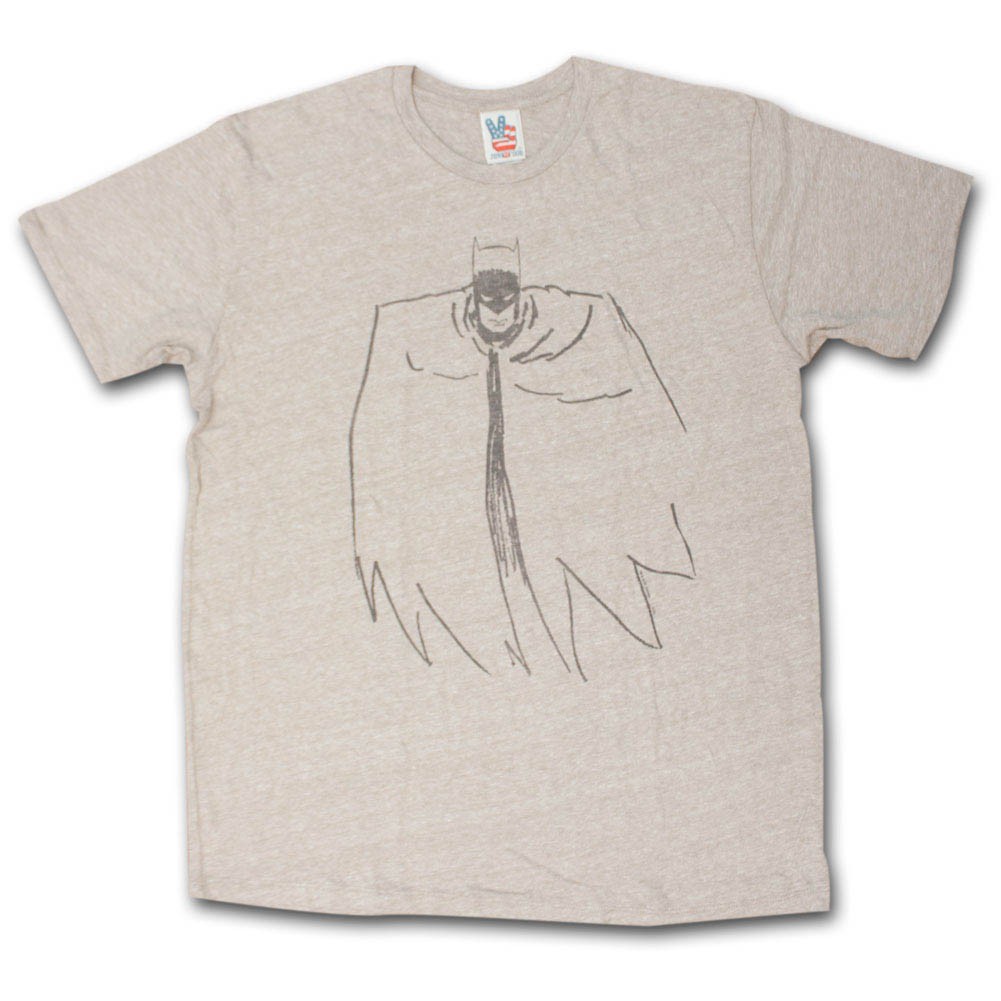 Batman Outline T-Shirt - Chestnut