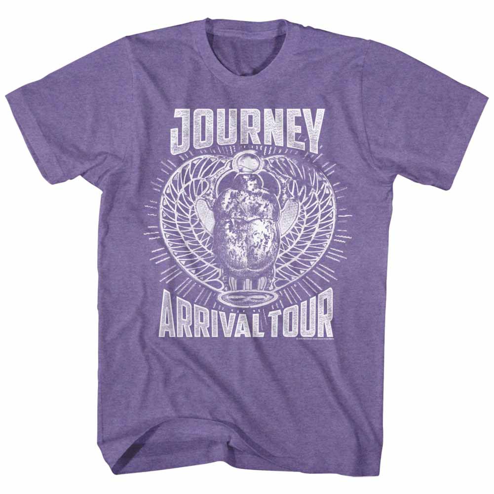 Journey Monochrome Arrival Mens Retro Purple T-Shirt