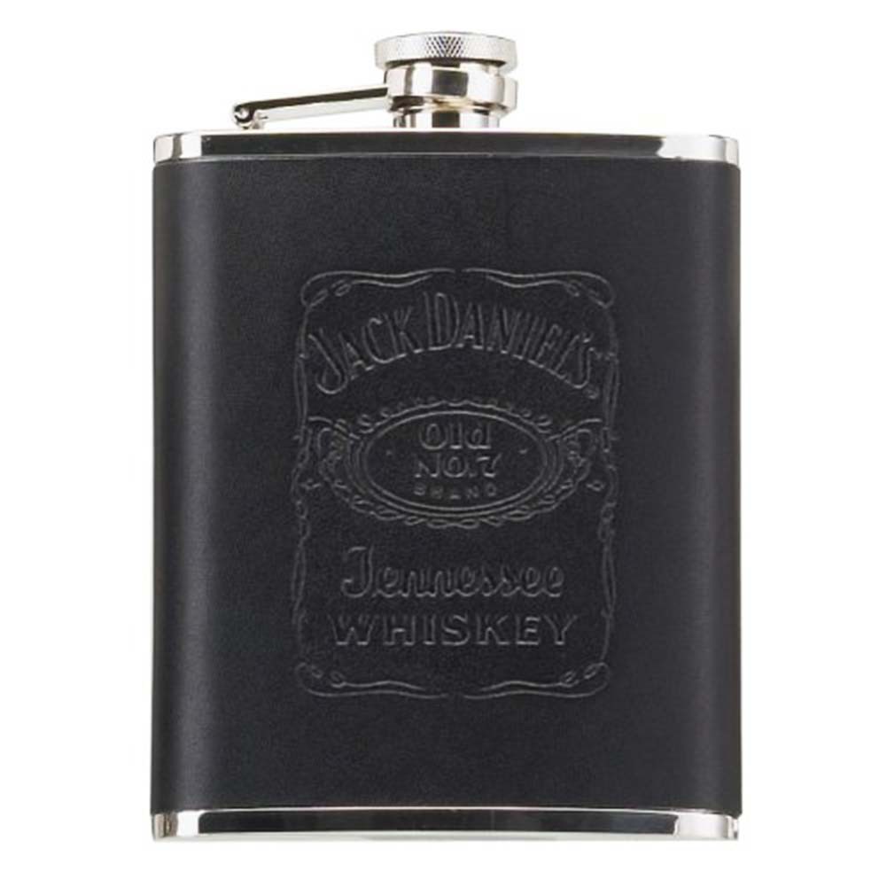 Jack Daniel's Black Leather Jumbo Flask