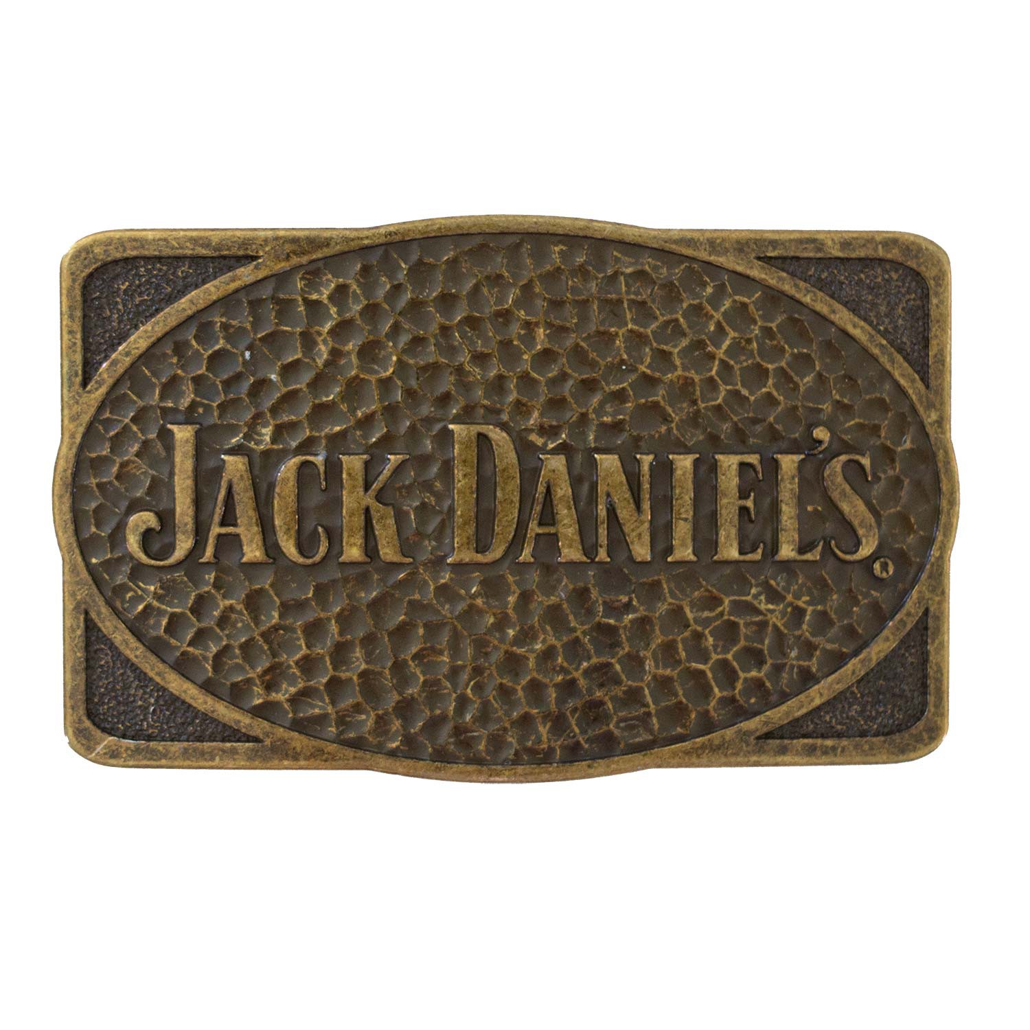Jack Daniels Antique Brass Belt Buckle