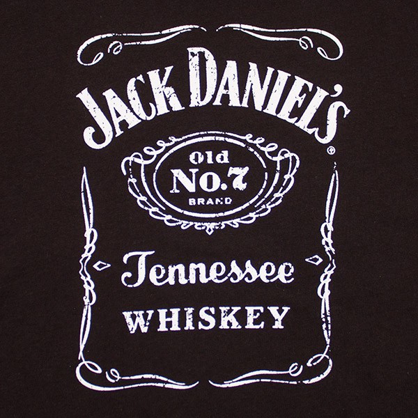 7 Tennessee Whiskey Men/'s Black Logo Shirt T-Shirt NEW L Jack Daniels Old No