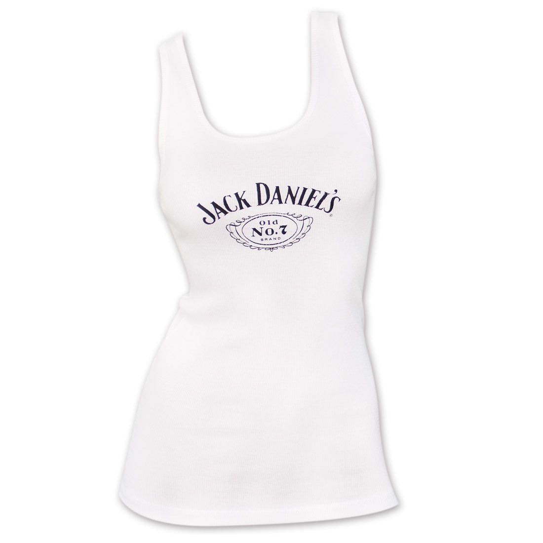Jack Daniel's Old No. 7 Label Women's White Tank Top