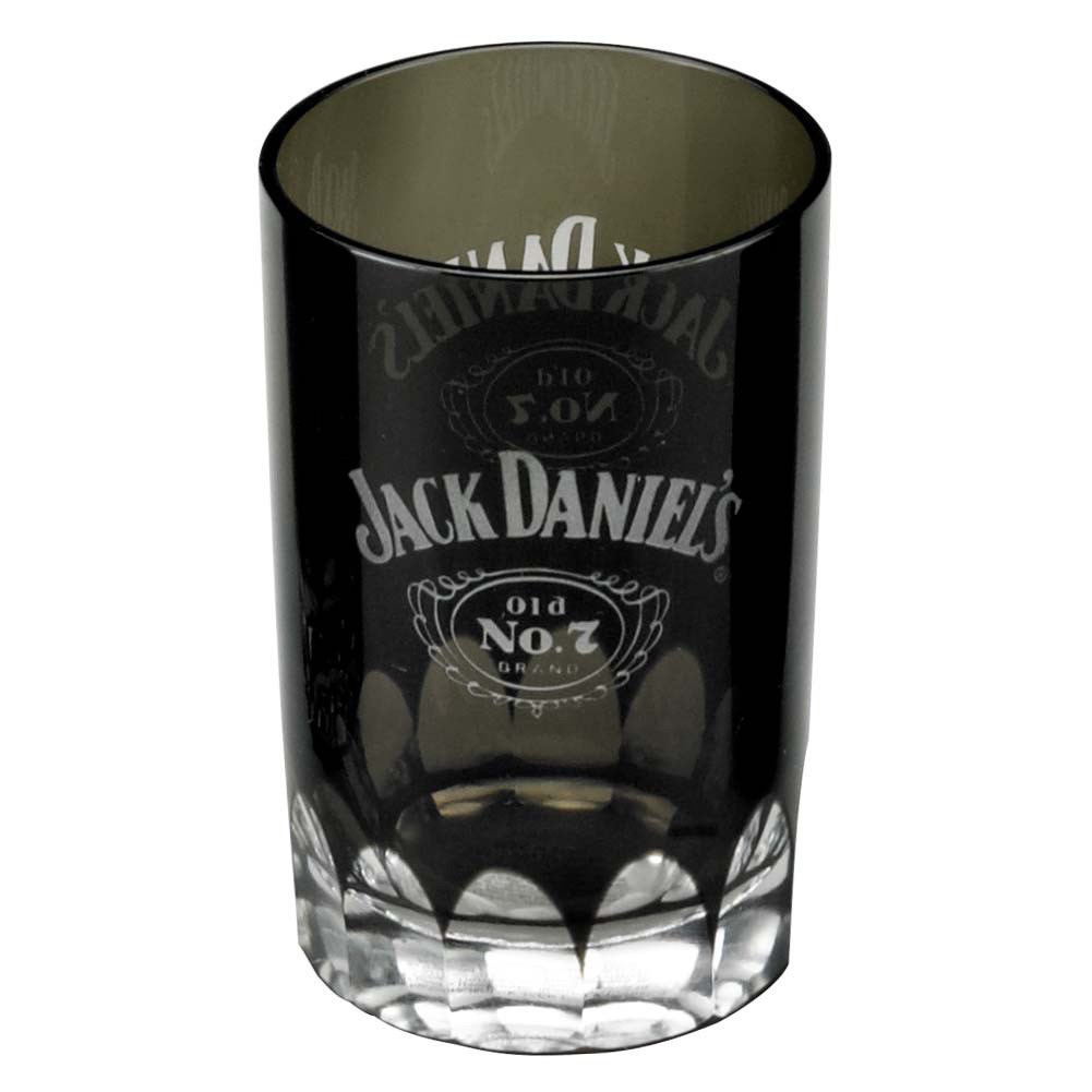 Jack Daniels Black Faceted Shot Glass