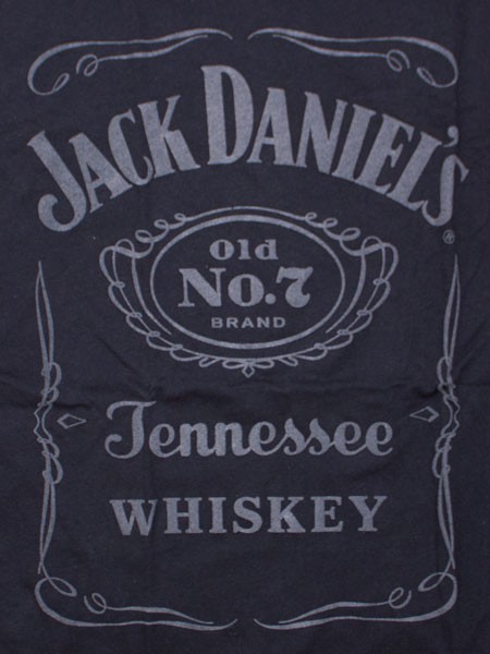 Jack Daniel's Raised Logo Juniors T Shirt - Black