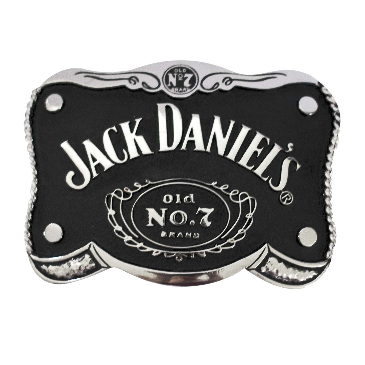 Jack Daniels Black Shaped Belt Buckle