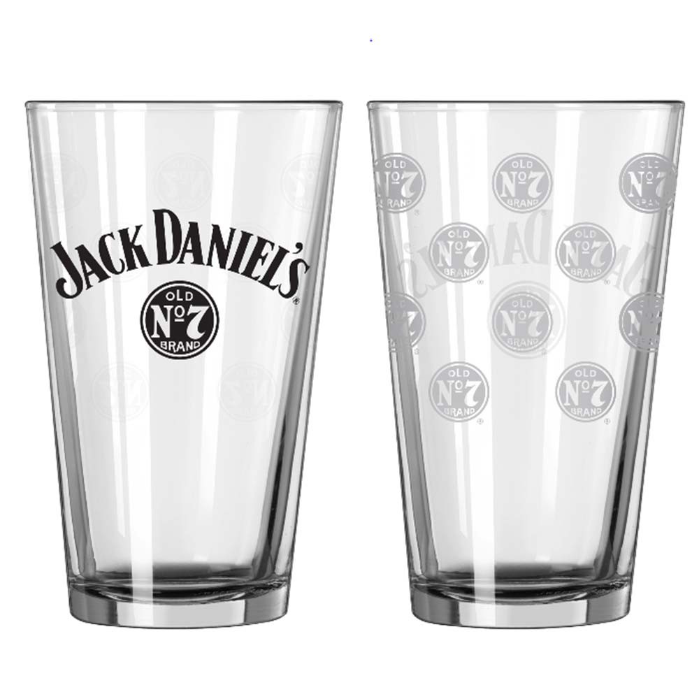 Jack Daniel's Old No. 7 Mini Logos Pint Glass