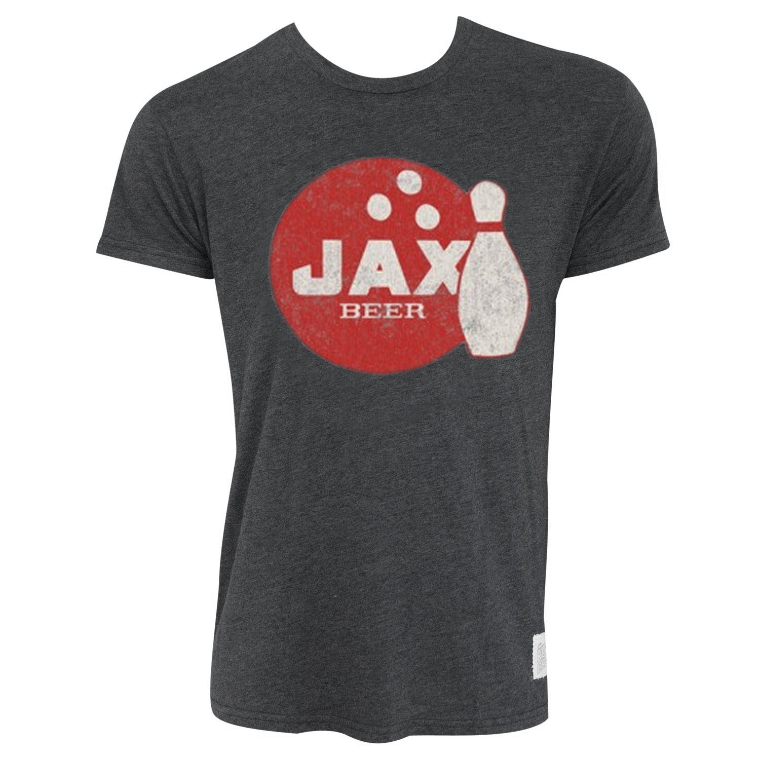 Jax Retro Brand Gray Tee Shirt