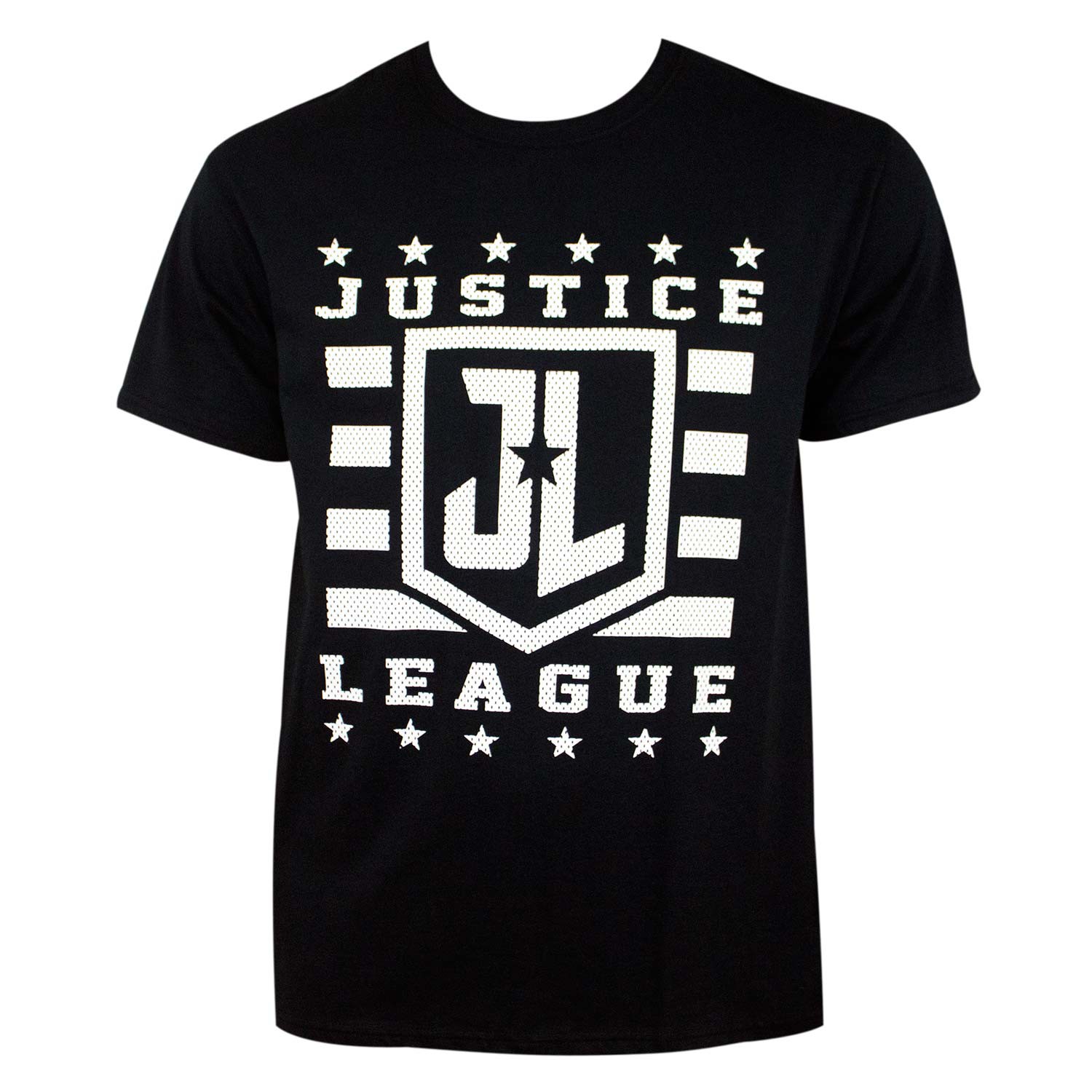 Justice League Logo Black Tee Shirt