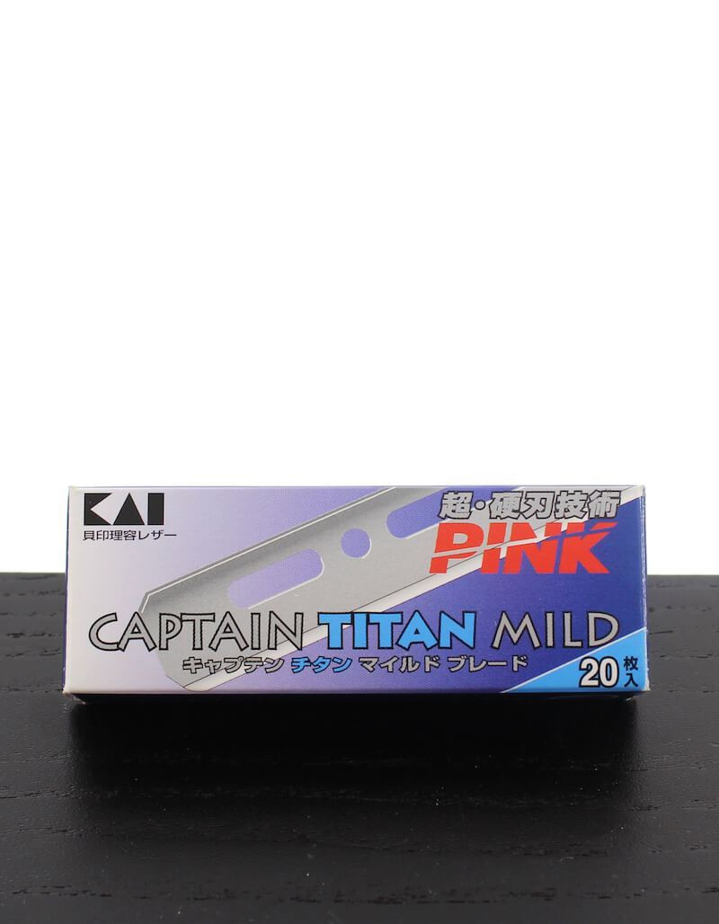 Product image 0 for KAI Captain Titan Mild Refill, Straight Blade, 20 Blades