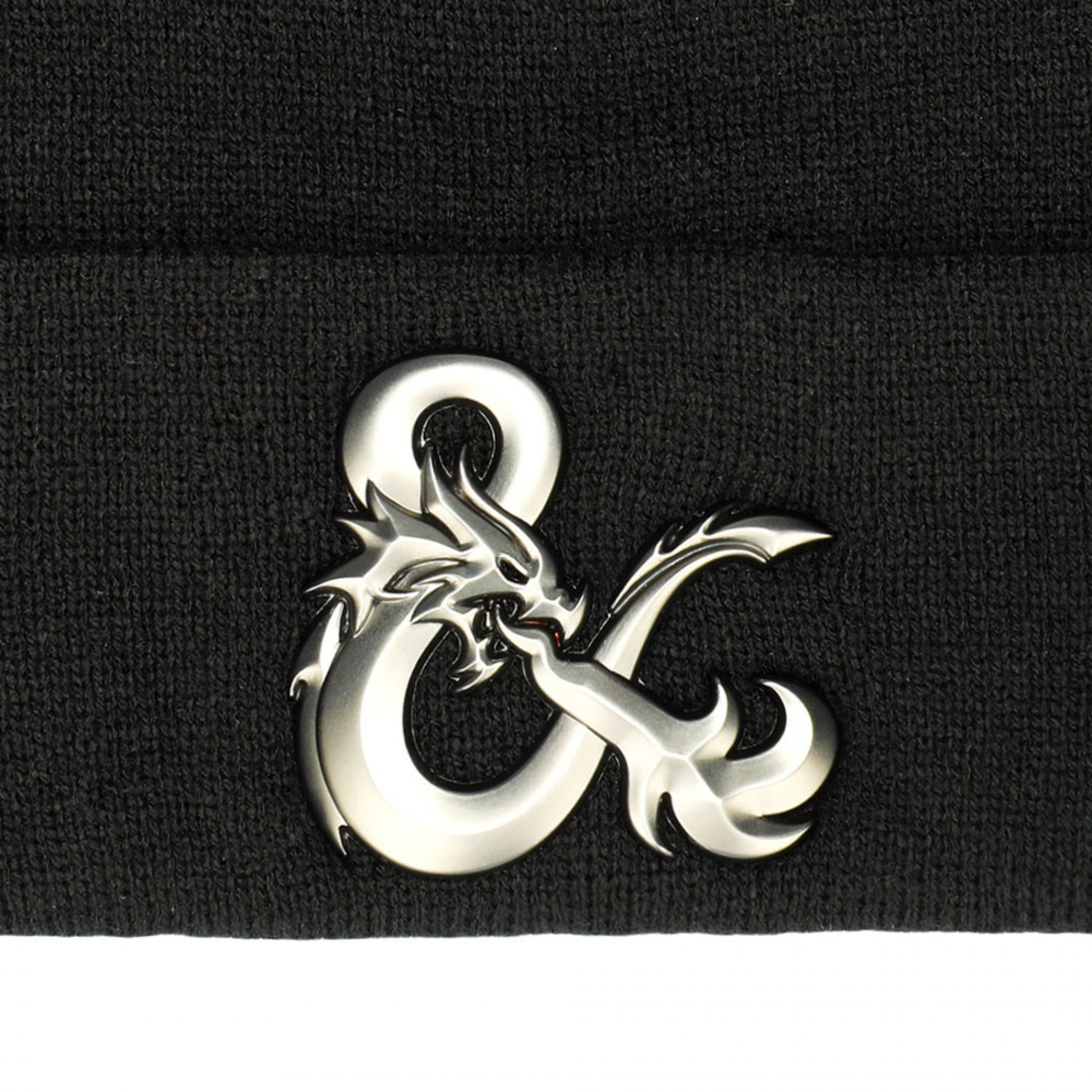 Dungeons and Dragons Chrome Logo Beanie