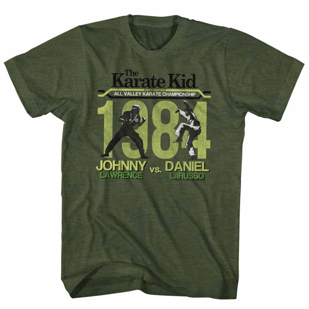 Karate Kid Fight Green T-Shirt