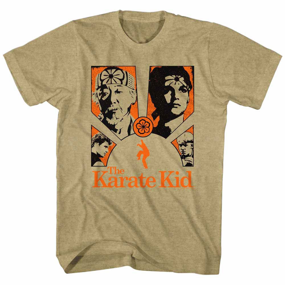 Karate Kid Karate Burst Beige T-Shirt