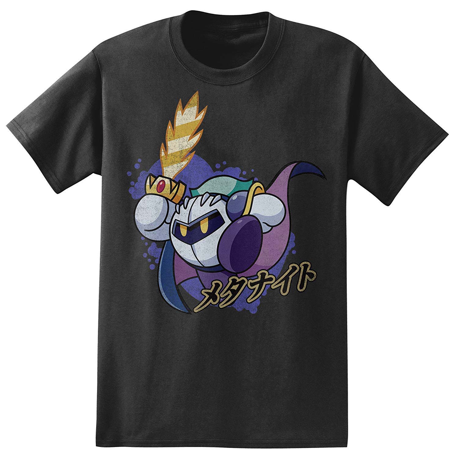 Kirby Meta Knight Men's Black T-Shirt