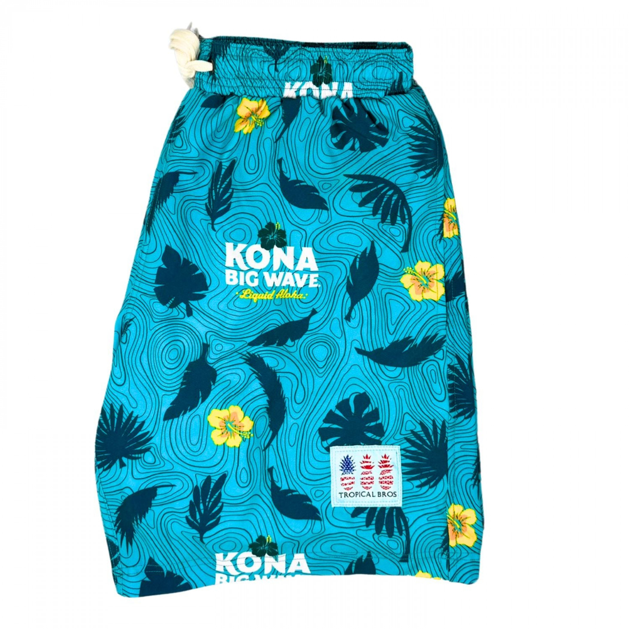 Big Wave Kona Beer Liquid Aloha Tropical Bros. Swimsuit