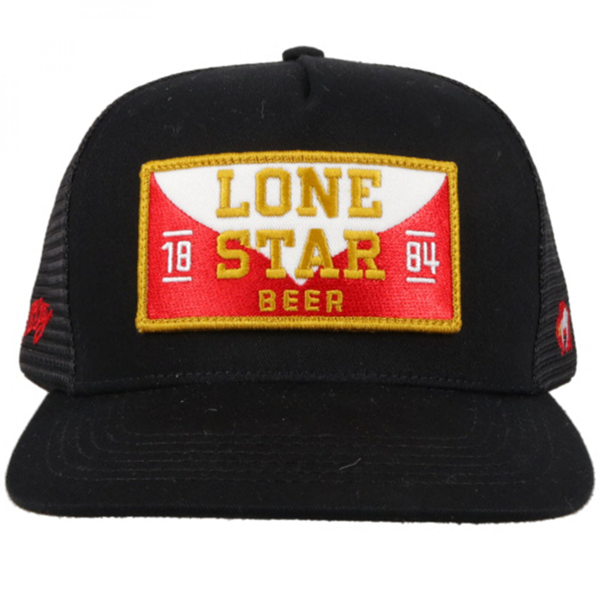 Lone Star Beer Embroidered Logo Patch Snapback Trucker Hat