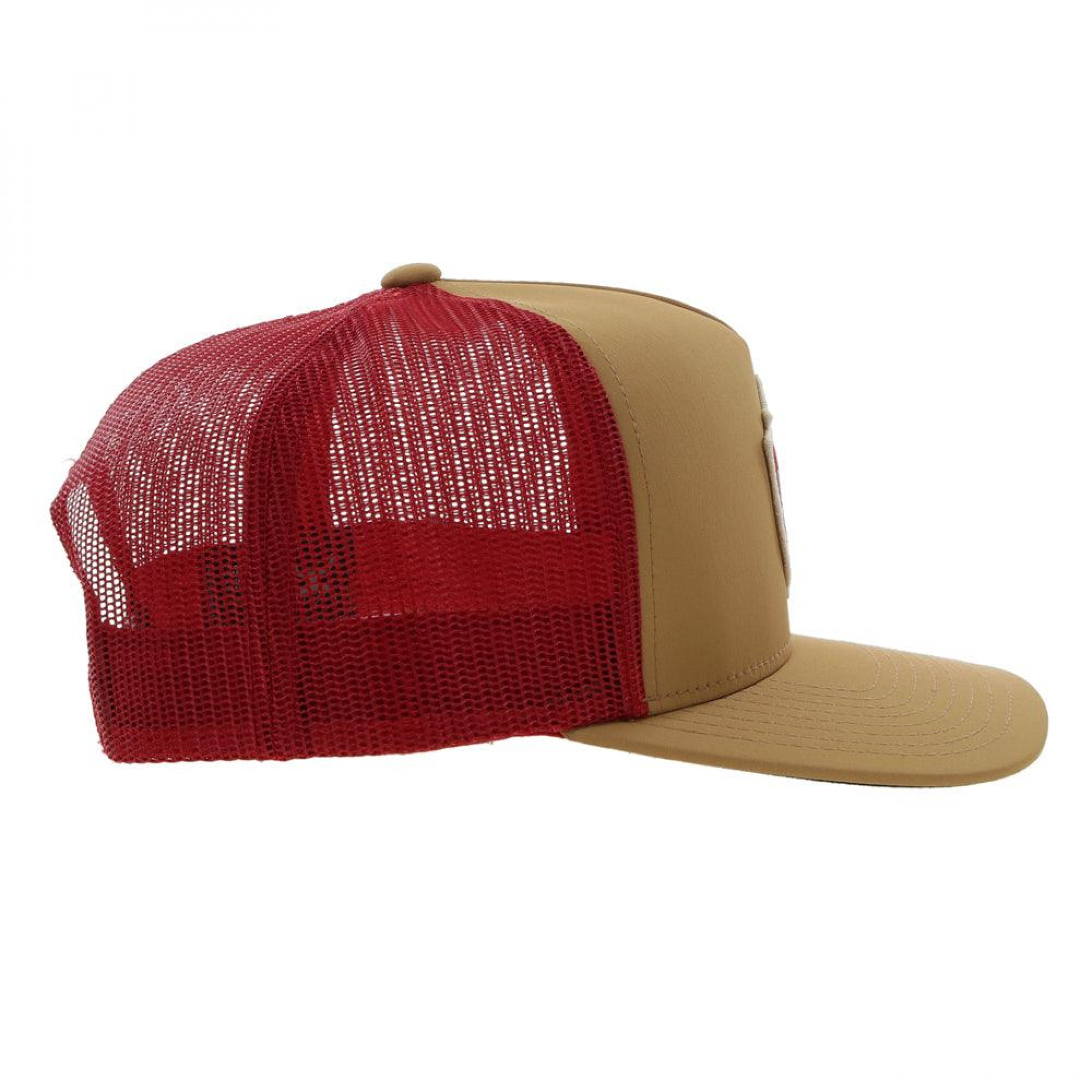 Lone Star Beer Hooey Tan and Red Colorway Snapback Trucker Hat