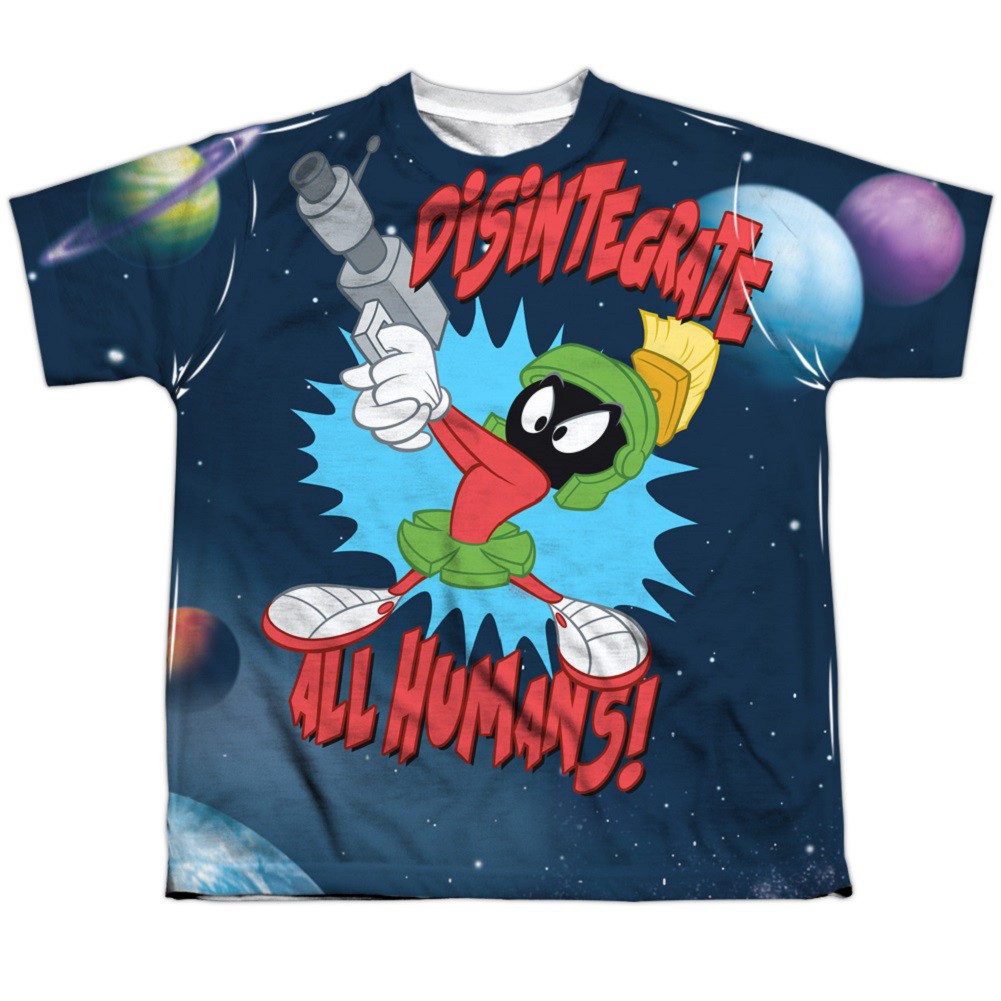 Looney Tunes Disintegrate All Humans Youth Tshirt