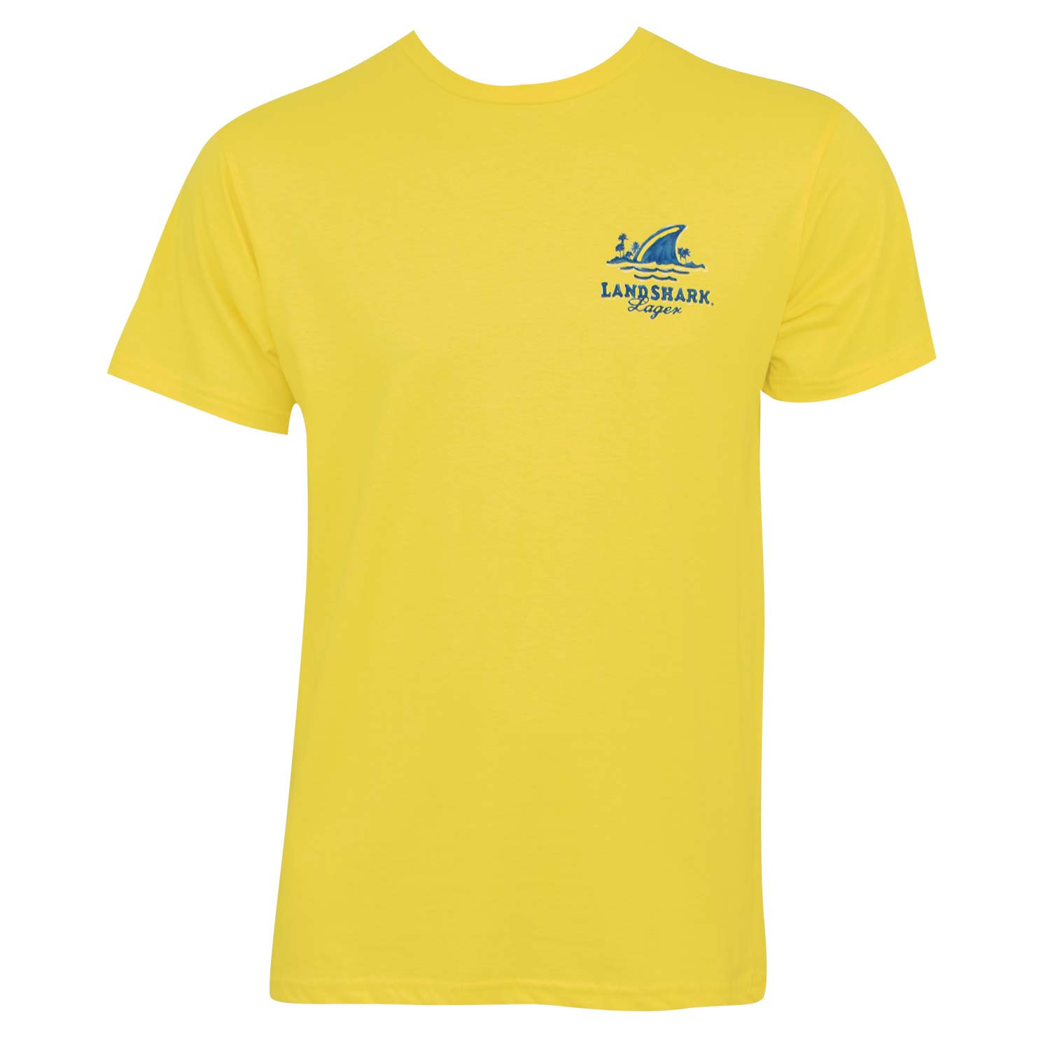 Landshark Yellow Men's Painted Tee Shirt