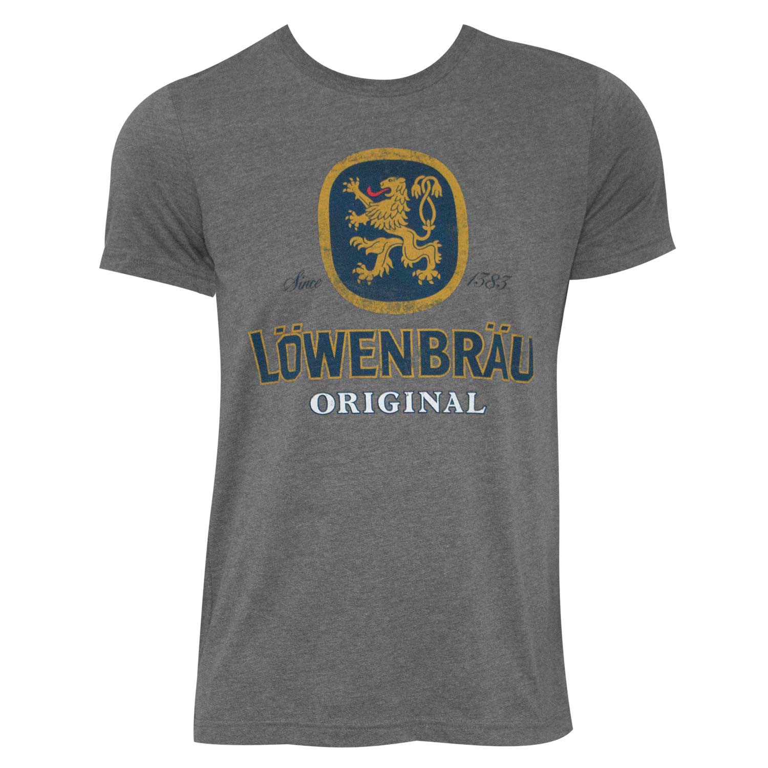 Lowenbrau Logo Grey Tee Shirt