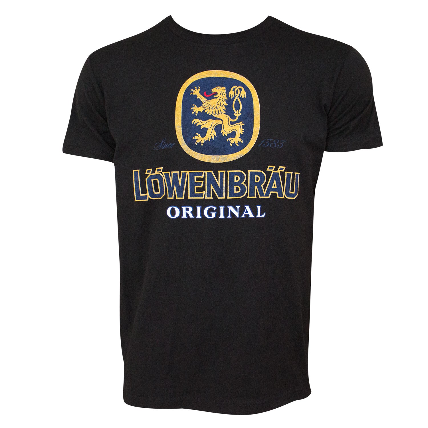 Lowenbrau Logo Black Tee Shirt