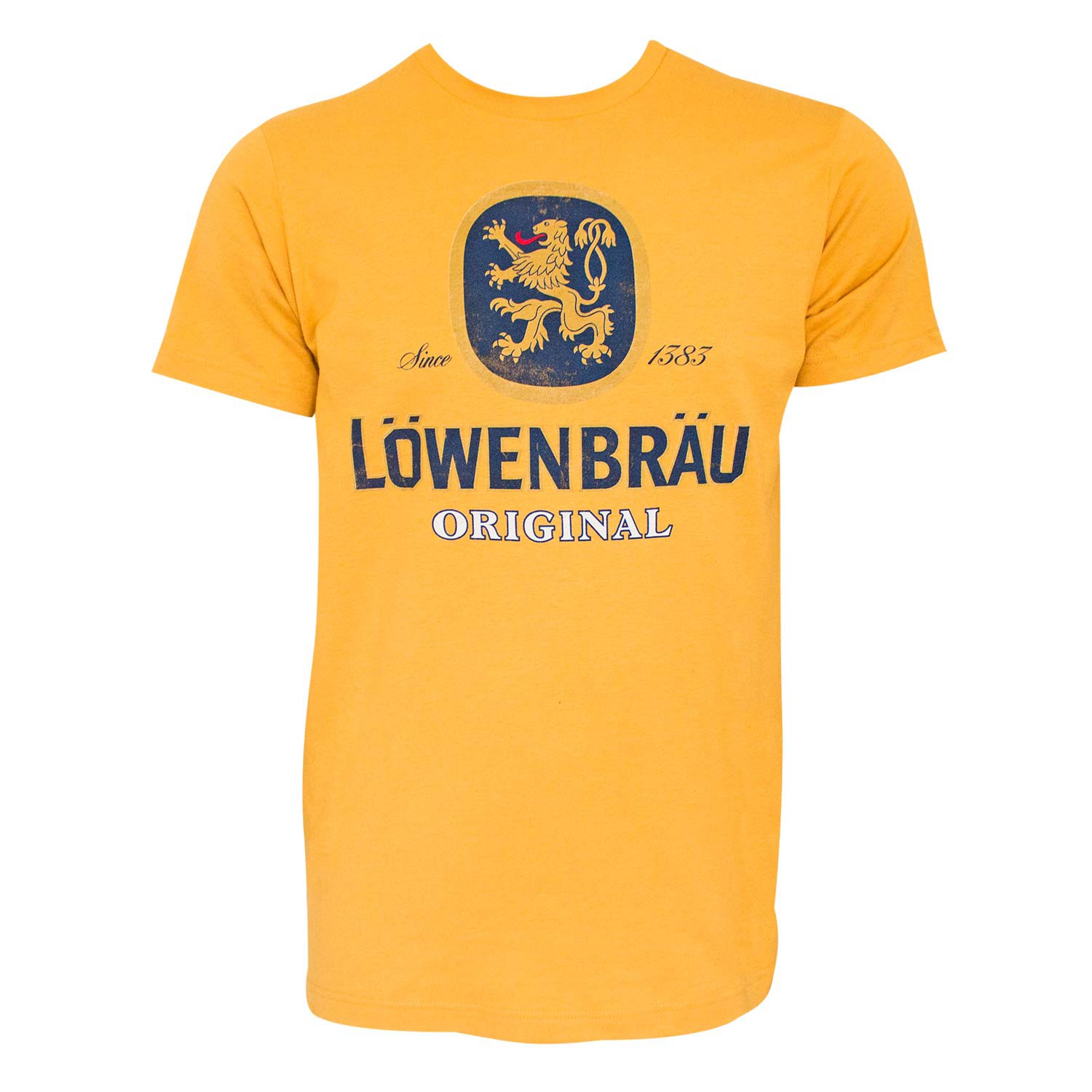 Lowenbrau Logo Yellow Tee Shirt