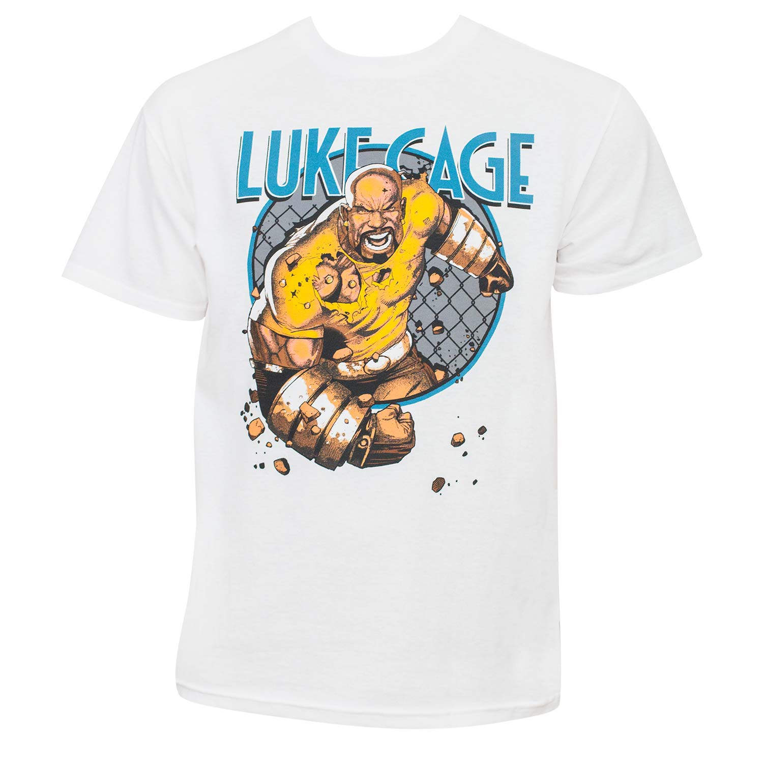 Luke Cage Circle Logo White Tshirt