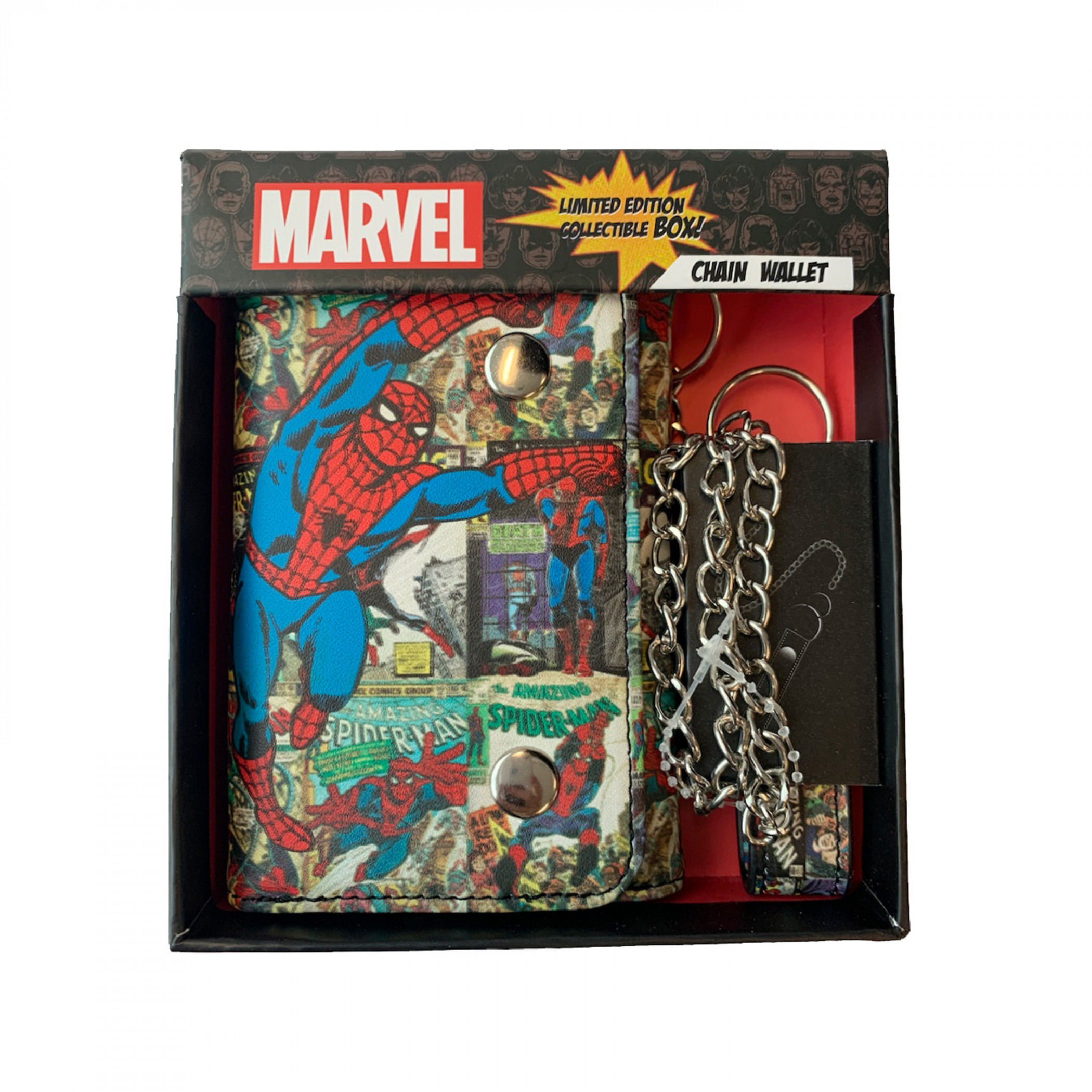 Spider-Man Swinging Comics Chain Wallet