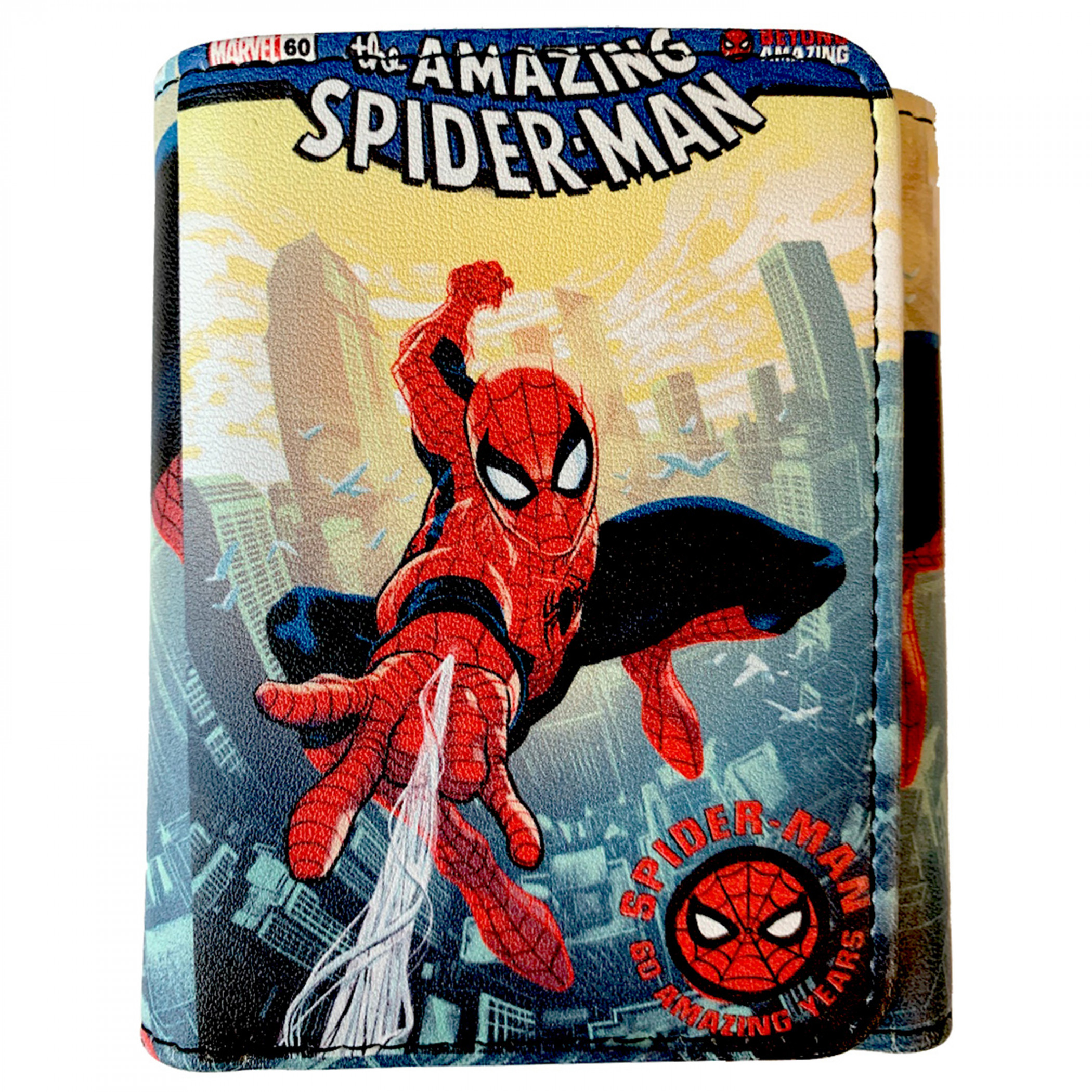 The Amazing Spider-Man City Skyline Trifold Wallet