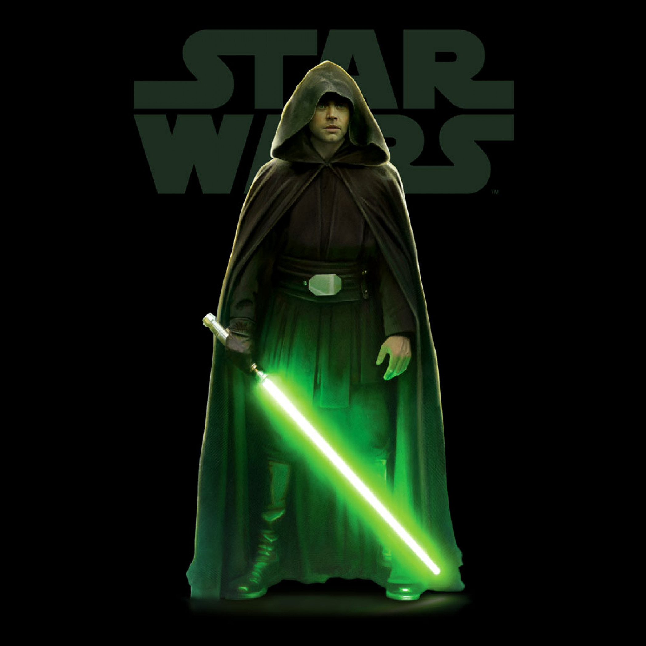 Star Wars The Mandalorian Classic Luke Skywalker w/ Lightsaber T-Shirt
