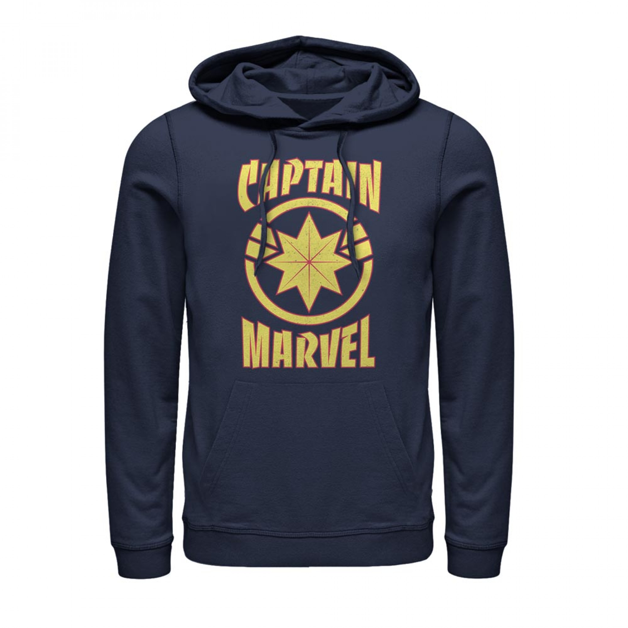 Captain Marvel Blue Logo Hoodie