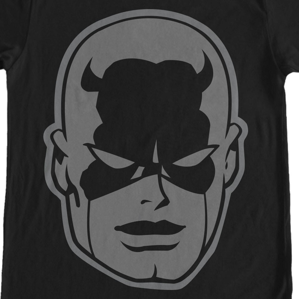 Daredevil Head Black T-Shirt