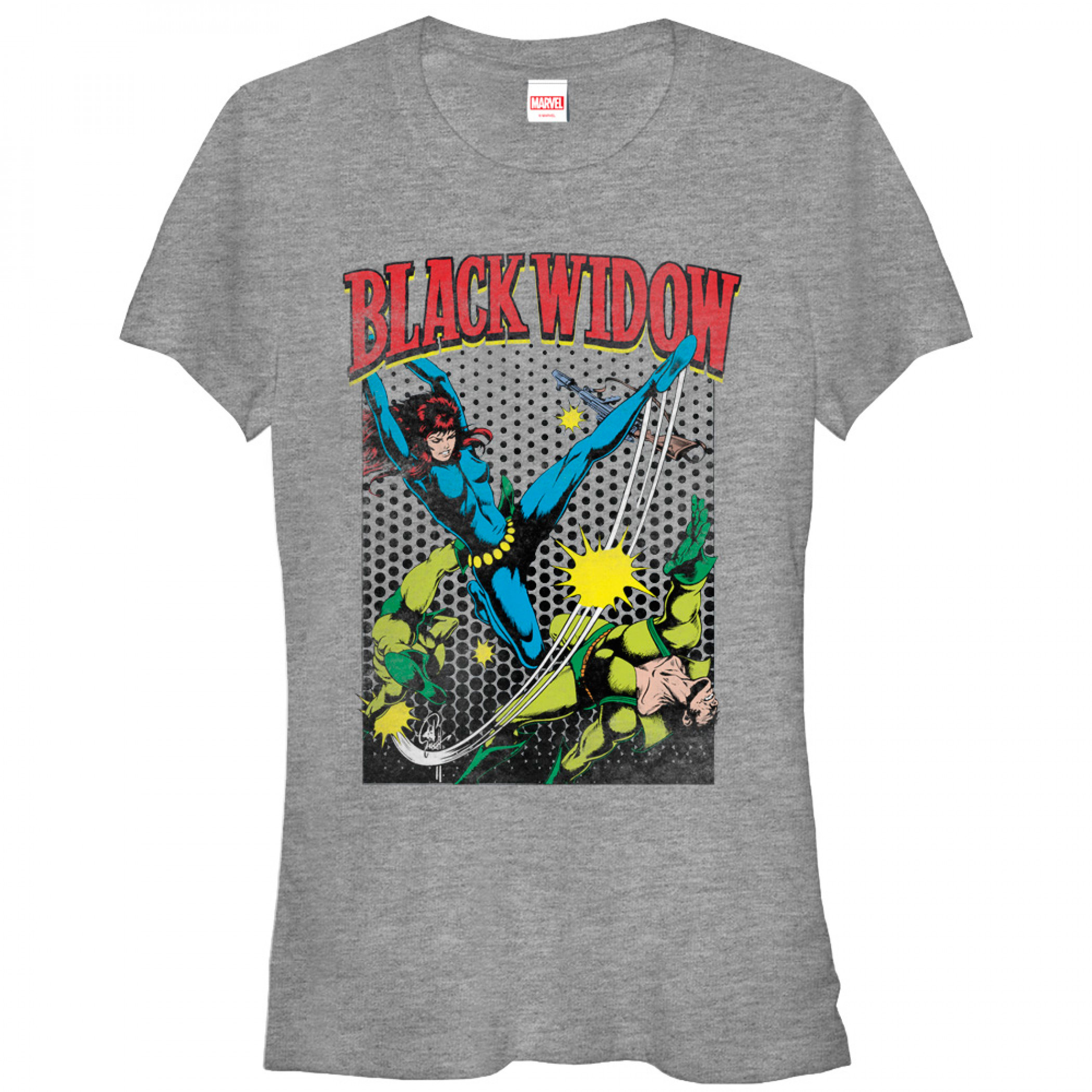 Black Widow Swinging Kick Women's T-Shirt