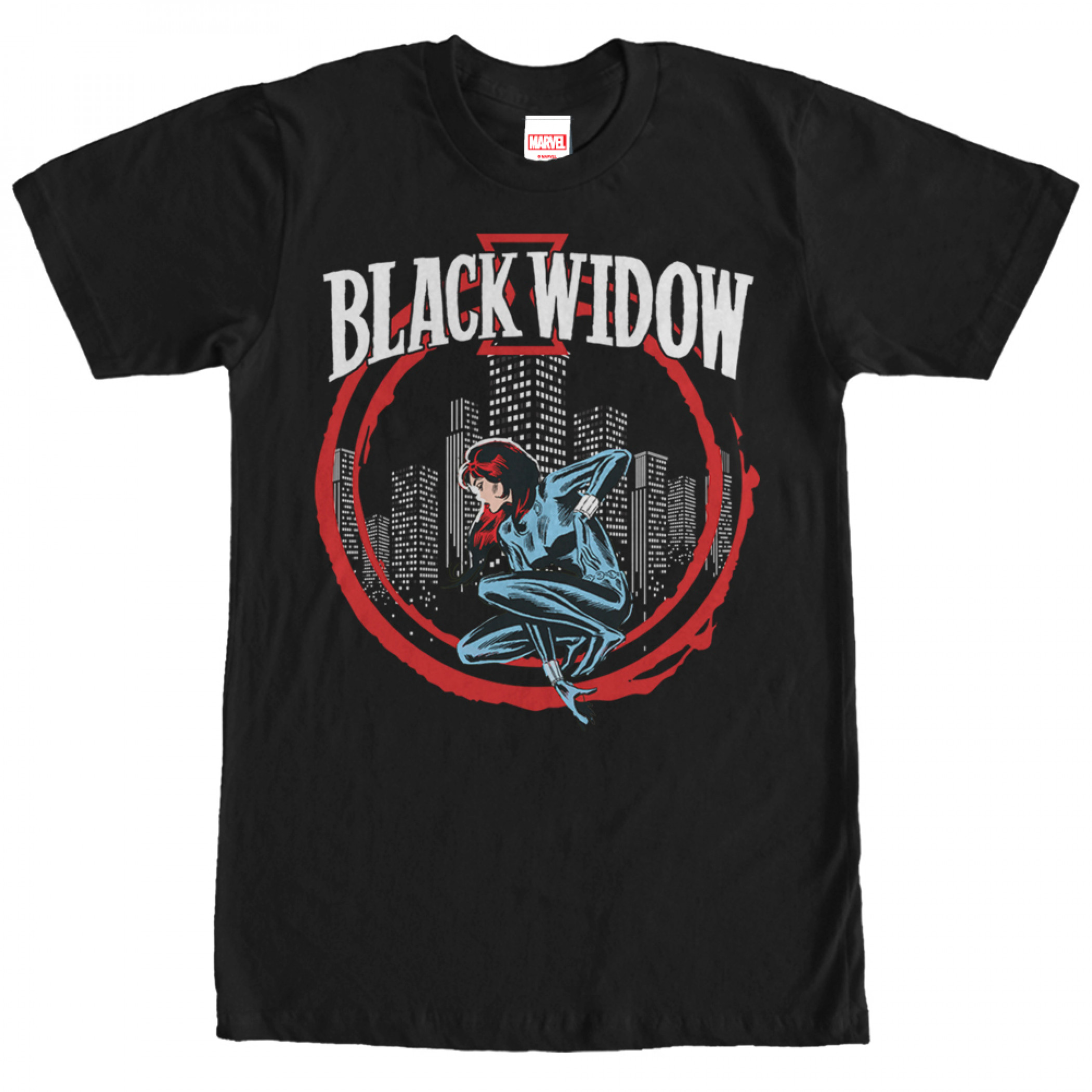 Black Widow Red Circle T-Shirt