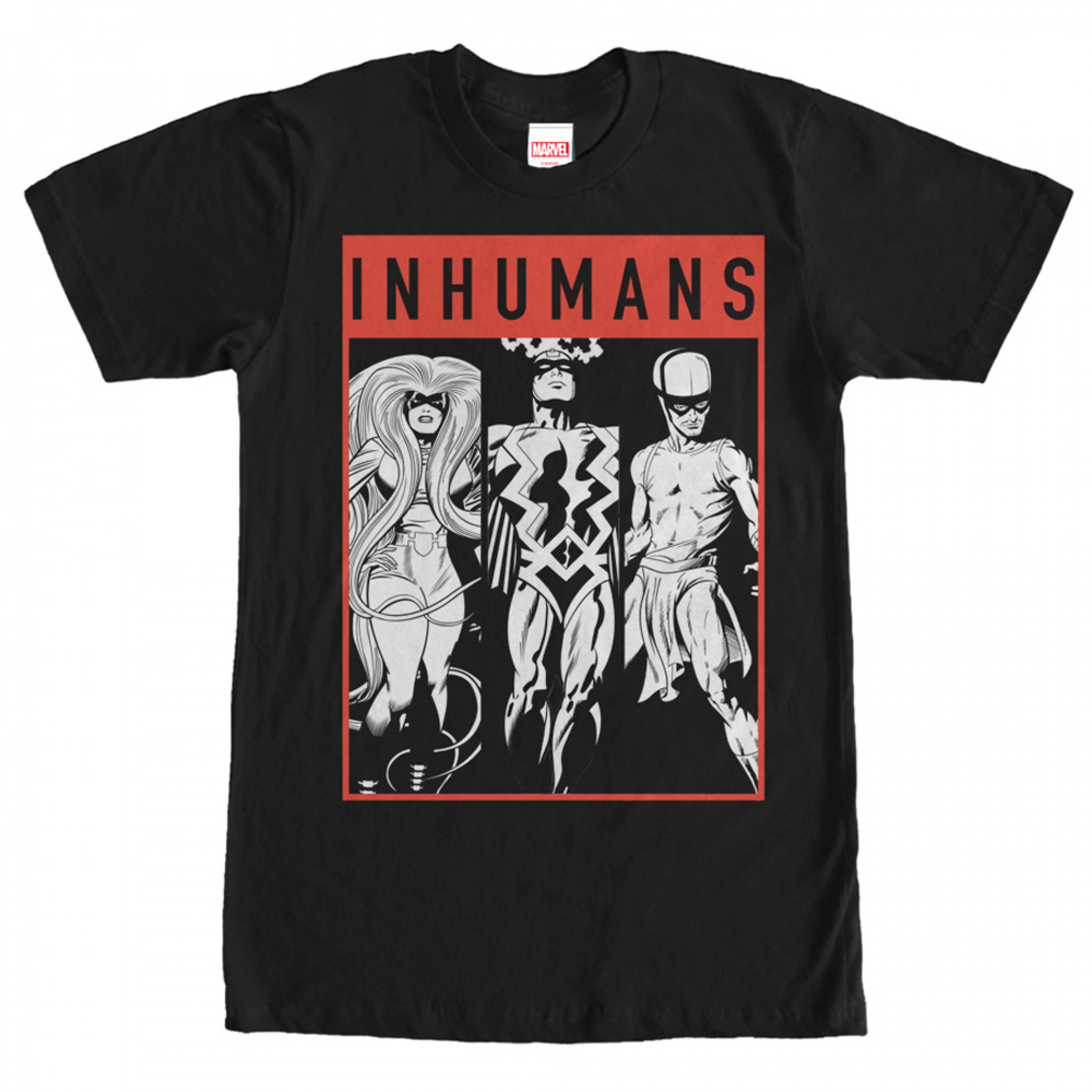 Marvel Inhumans Grayscale Team T-Shirt