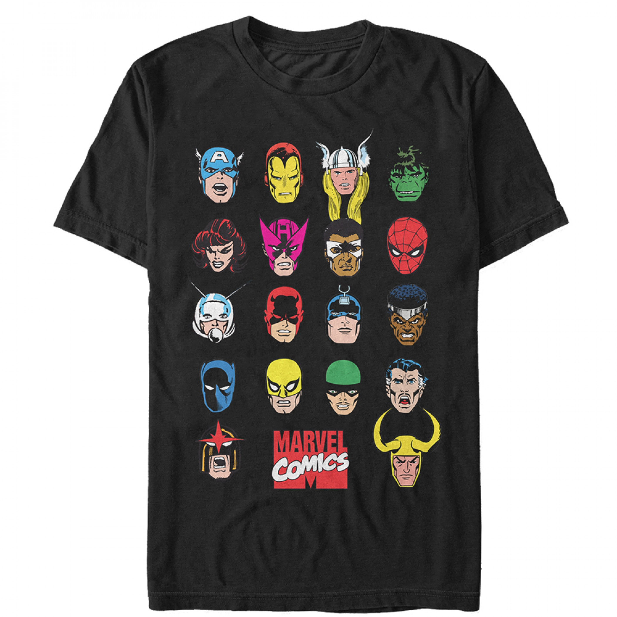 Marvel Hero Portrait Bingo Men's T-Shirt