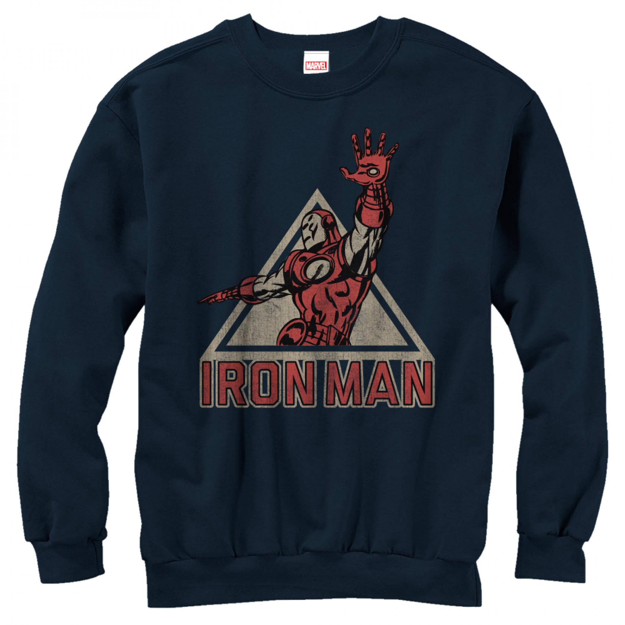 Marvel's Iron Man Triangle Blue Sweatshirt