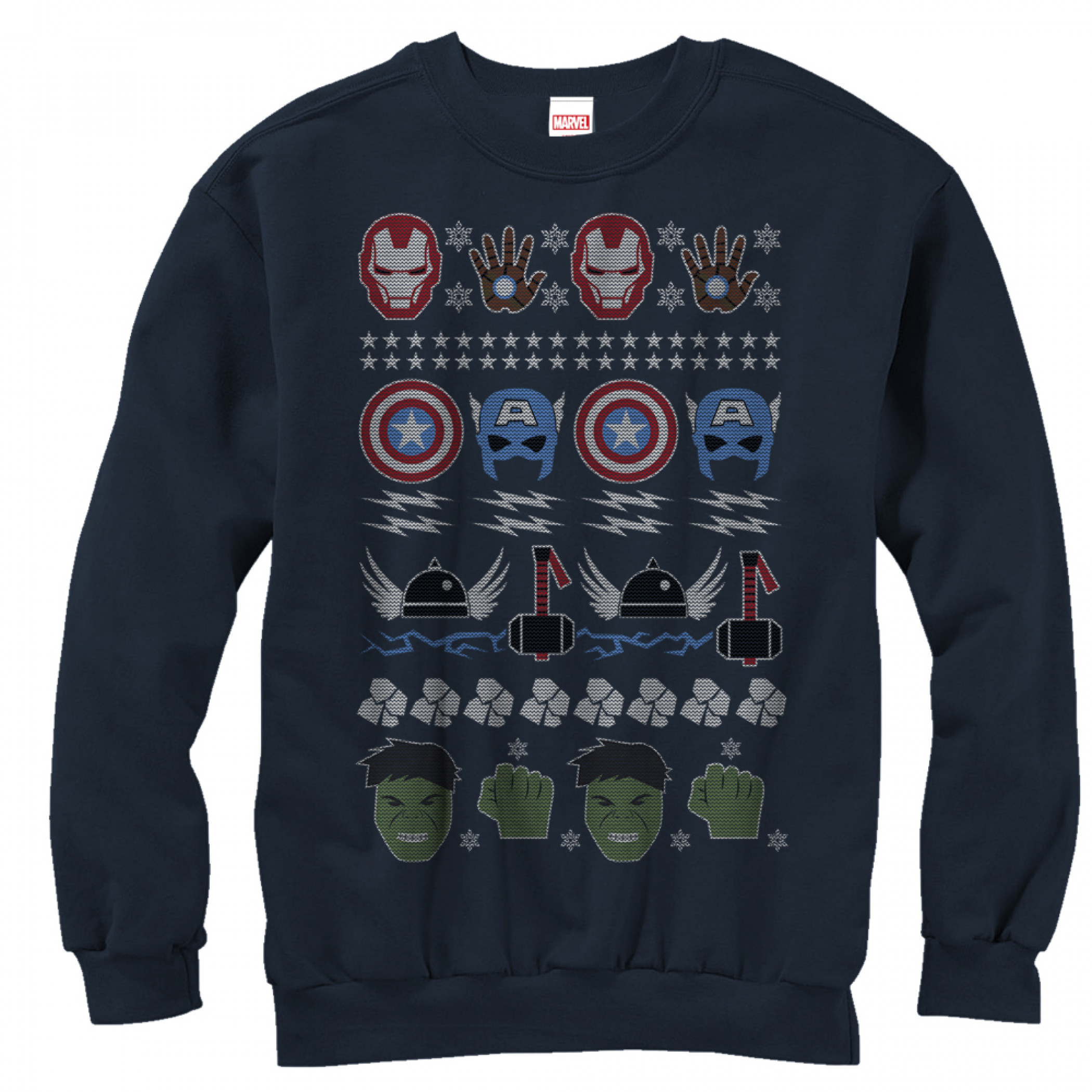The Avengers Heroes Ugly Christmas Sweatshirt