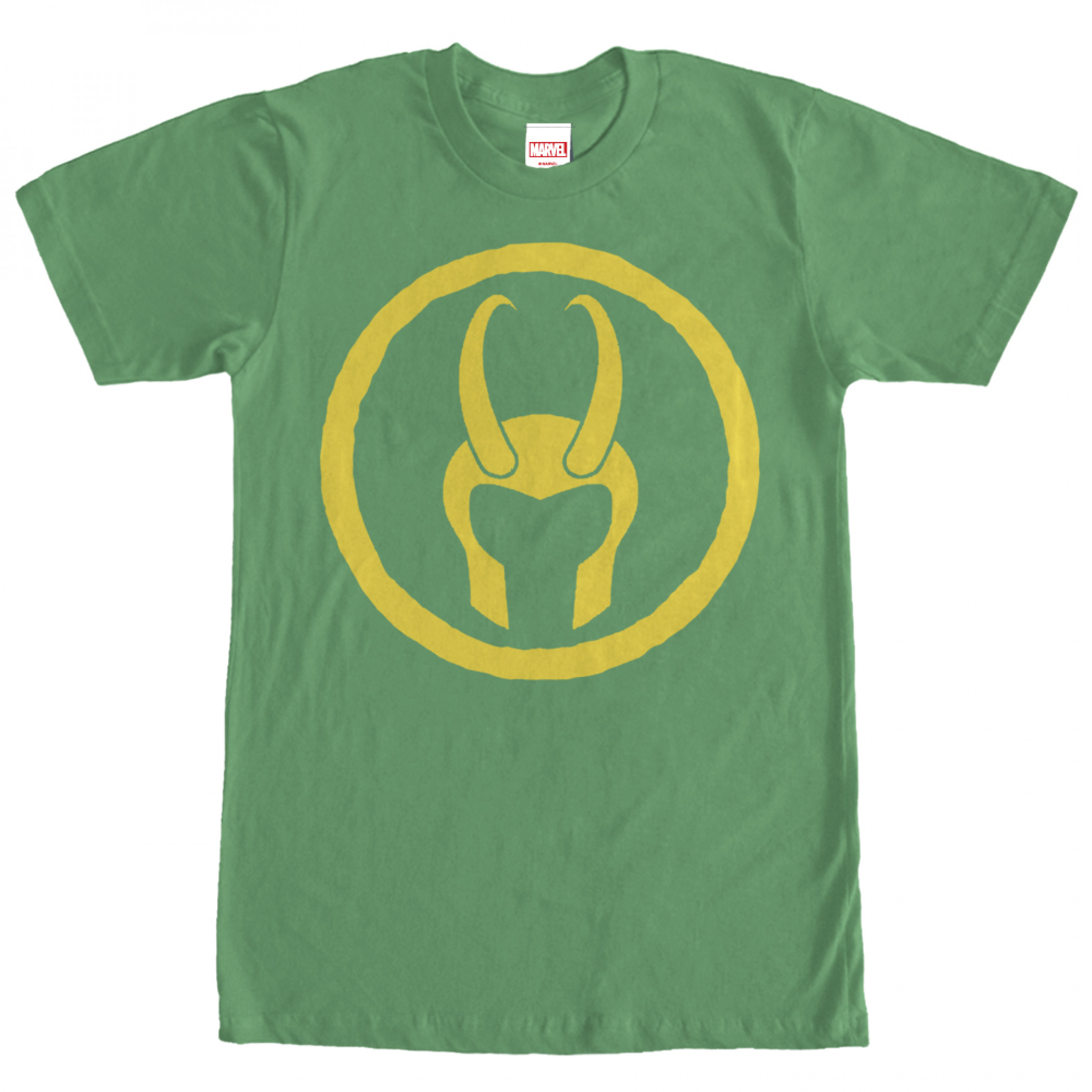 Avengers Loki Helmet Green Mens T-Shirt