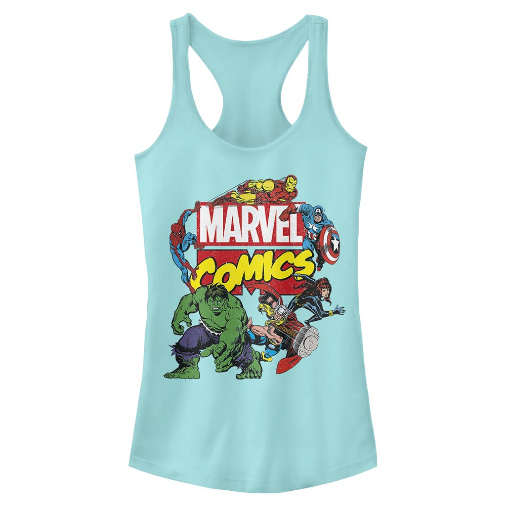 Avengers Comics Logo Racerback Tank Top