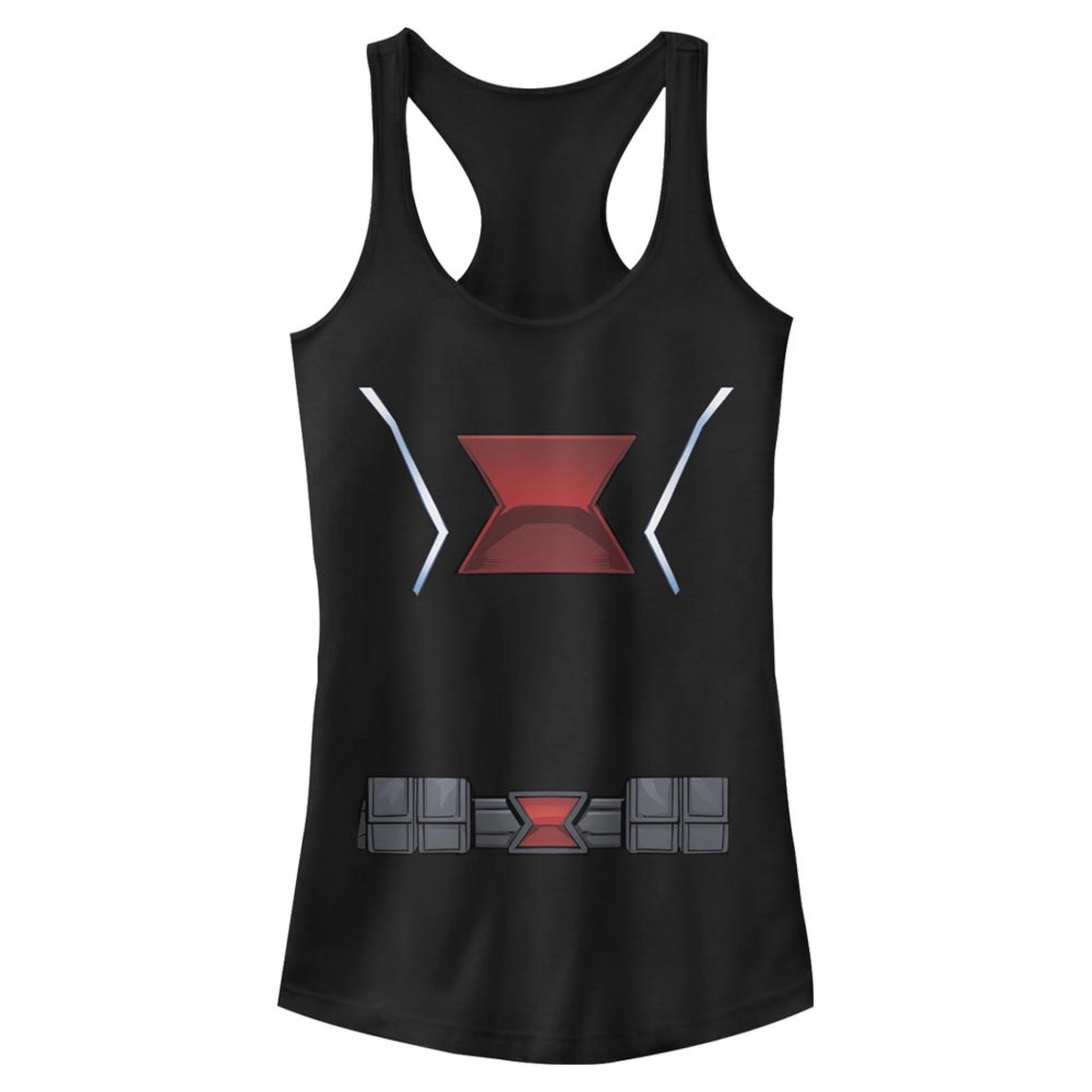 Black Widow Costume Racerback Tank Top