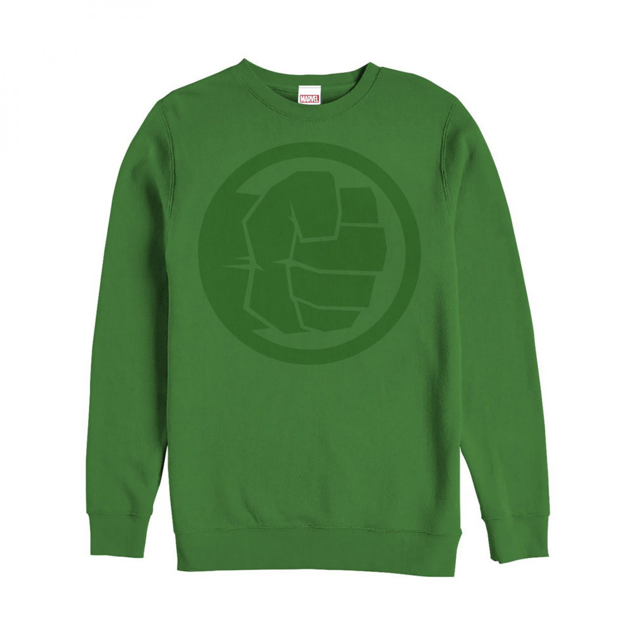 Hulk Fist Logo Green Sweatshirt