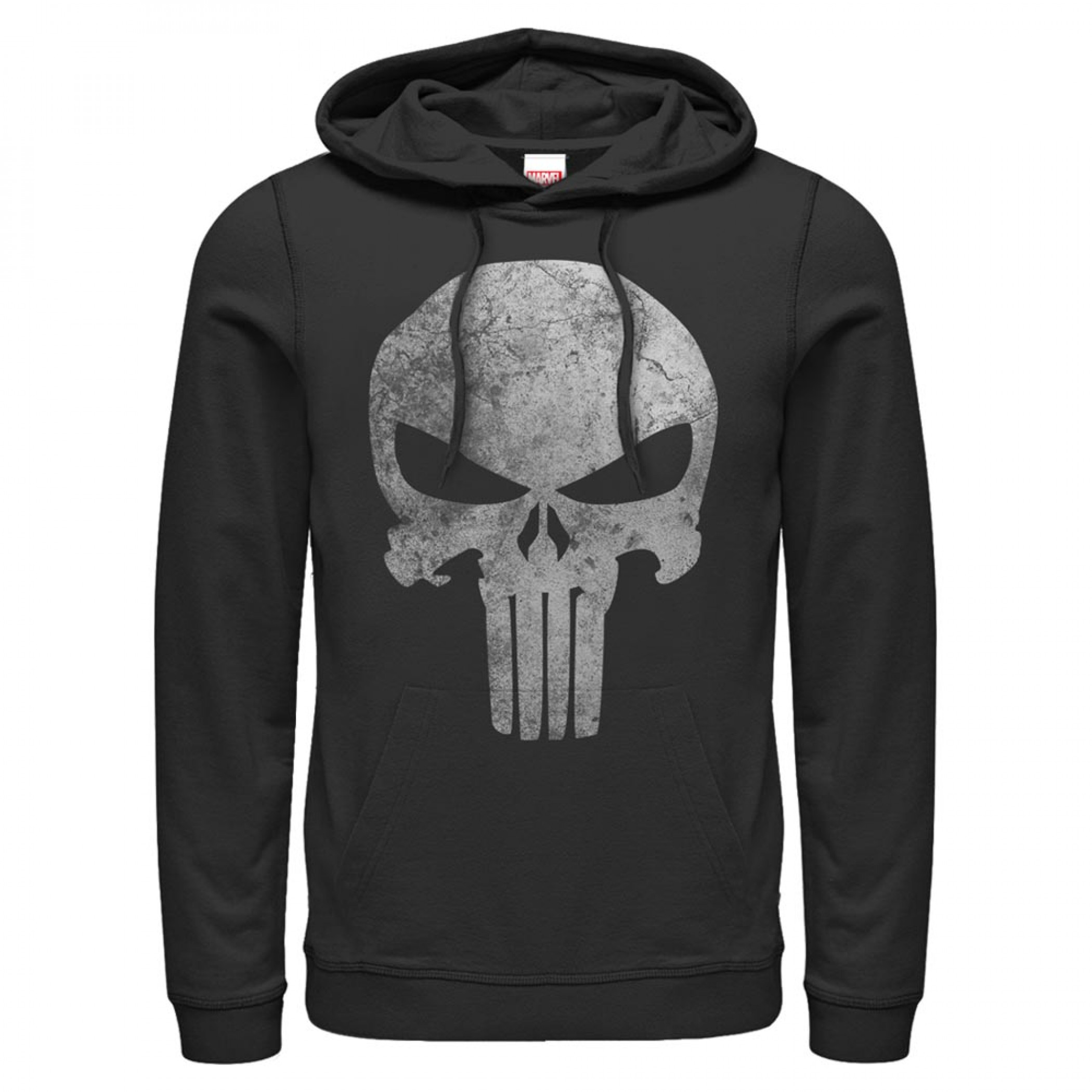 Punisher Distressed Logo Pullover Hoodie