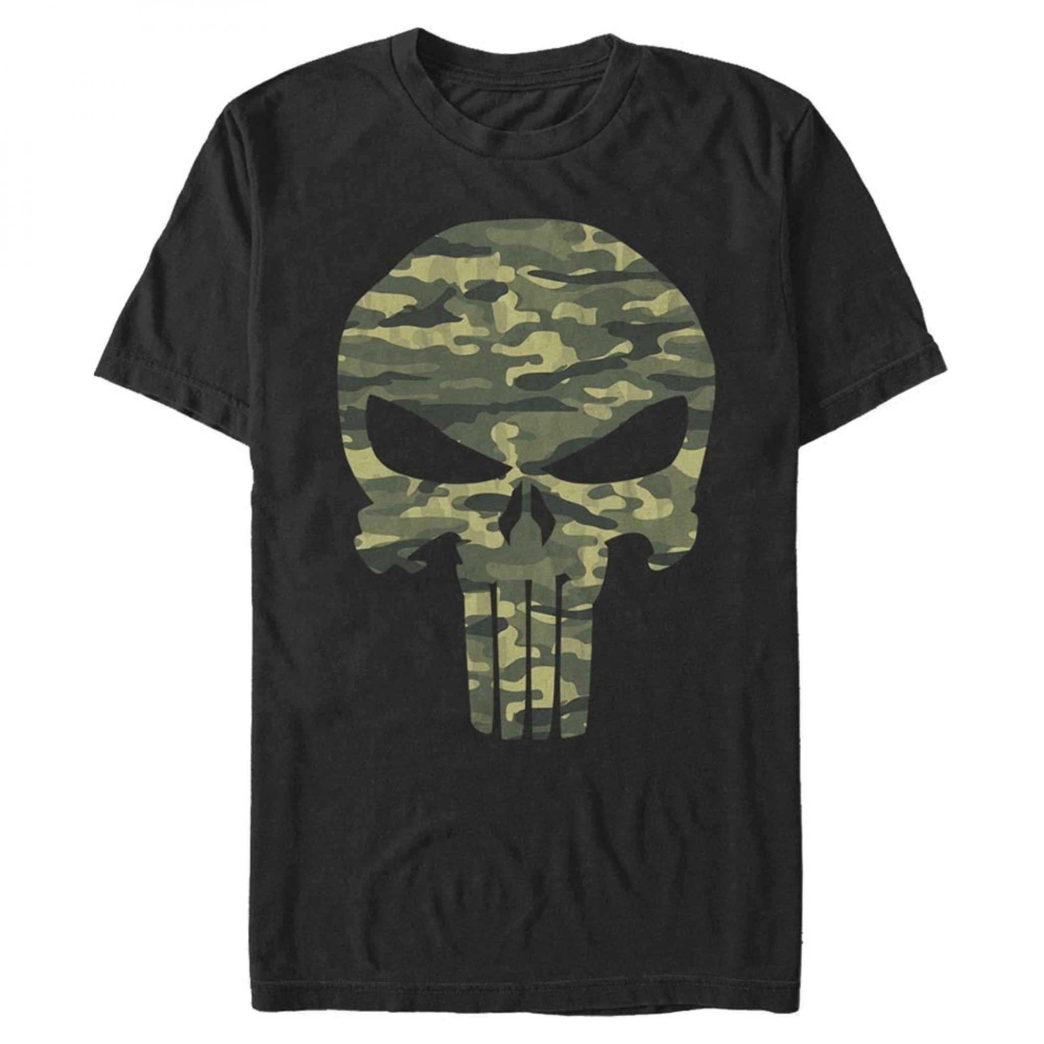 Punisher Camo Skull T-Shirt