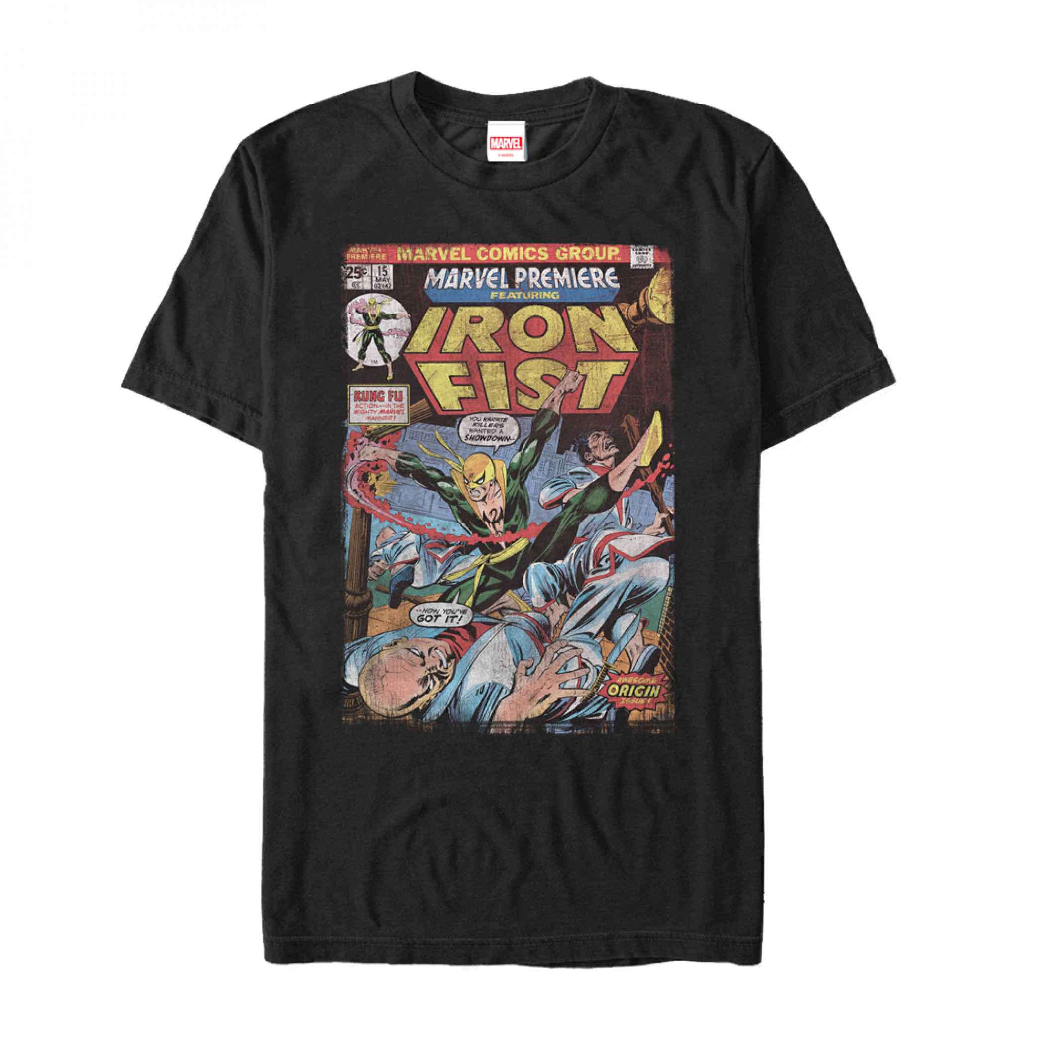 Iron Fist Origin Comic Book Page T-Shirt