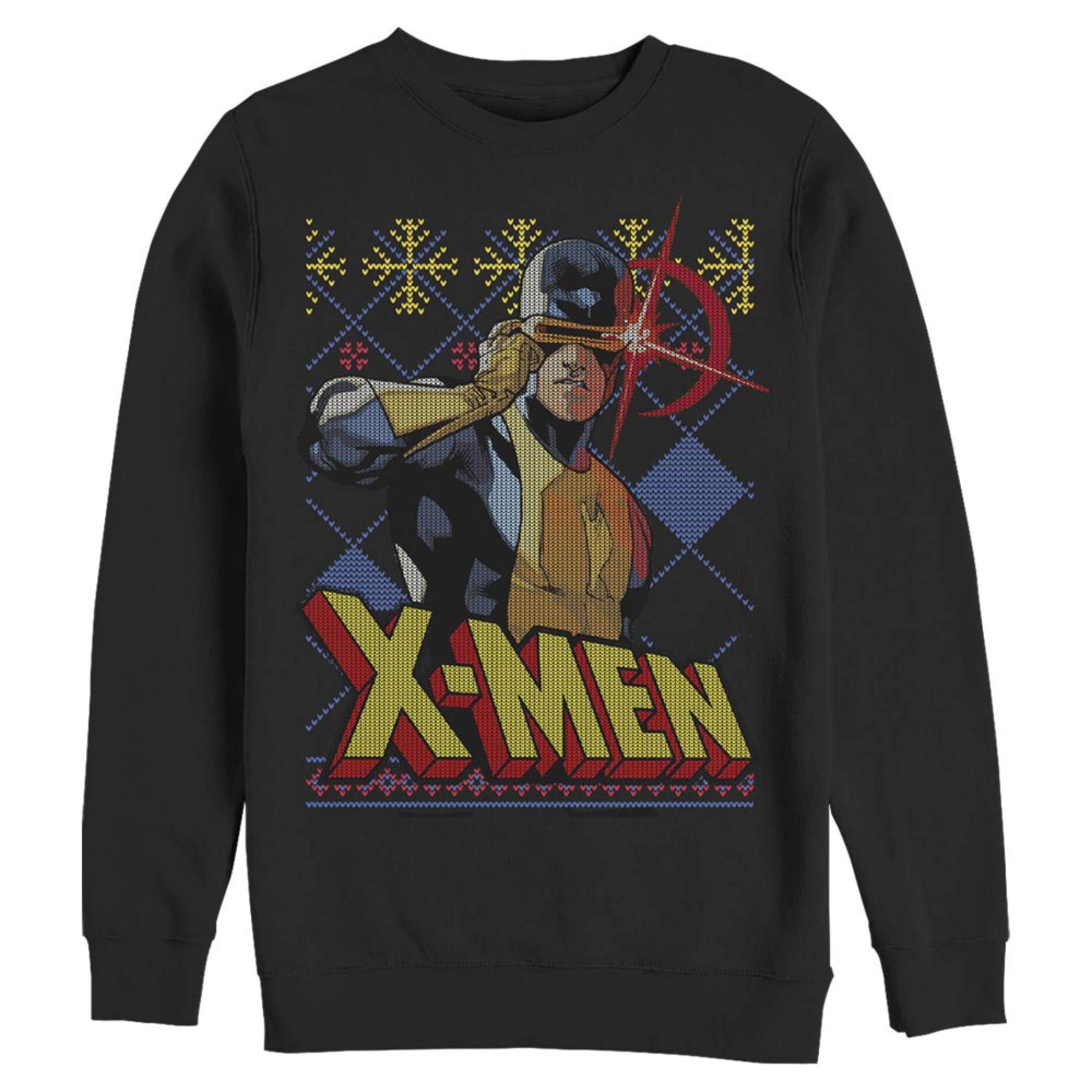 X-Men Cyclops Black Ugly Christmas Sweatshirt
