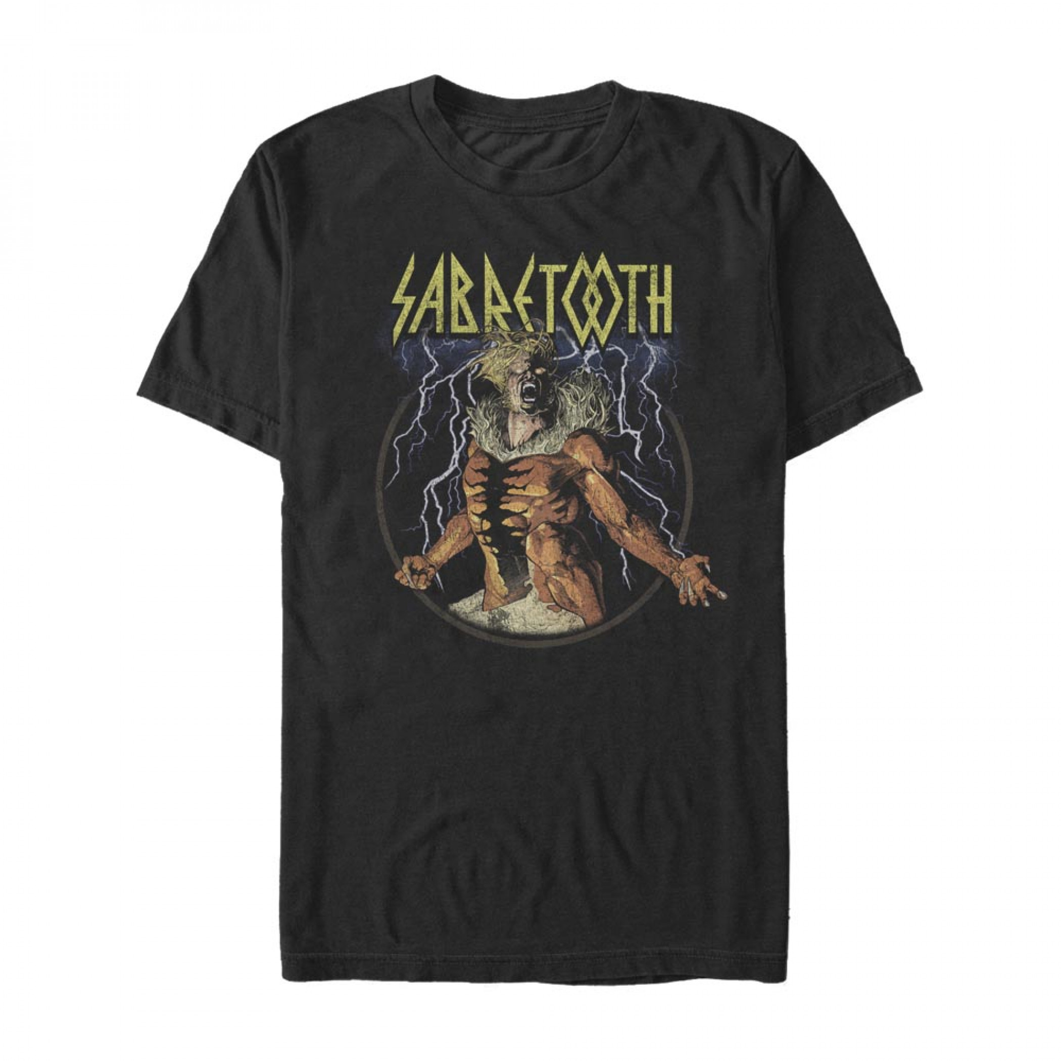 X-Men Sabretooth Lightning Strikes T-Shirt