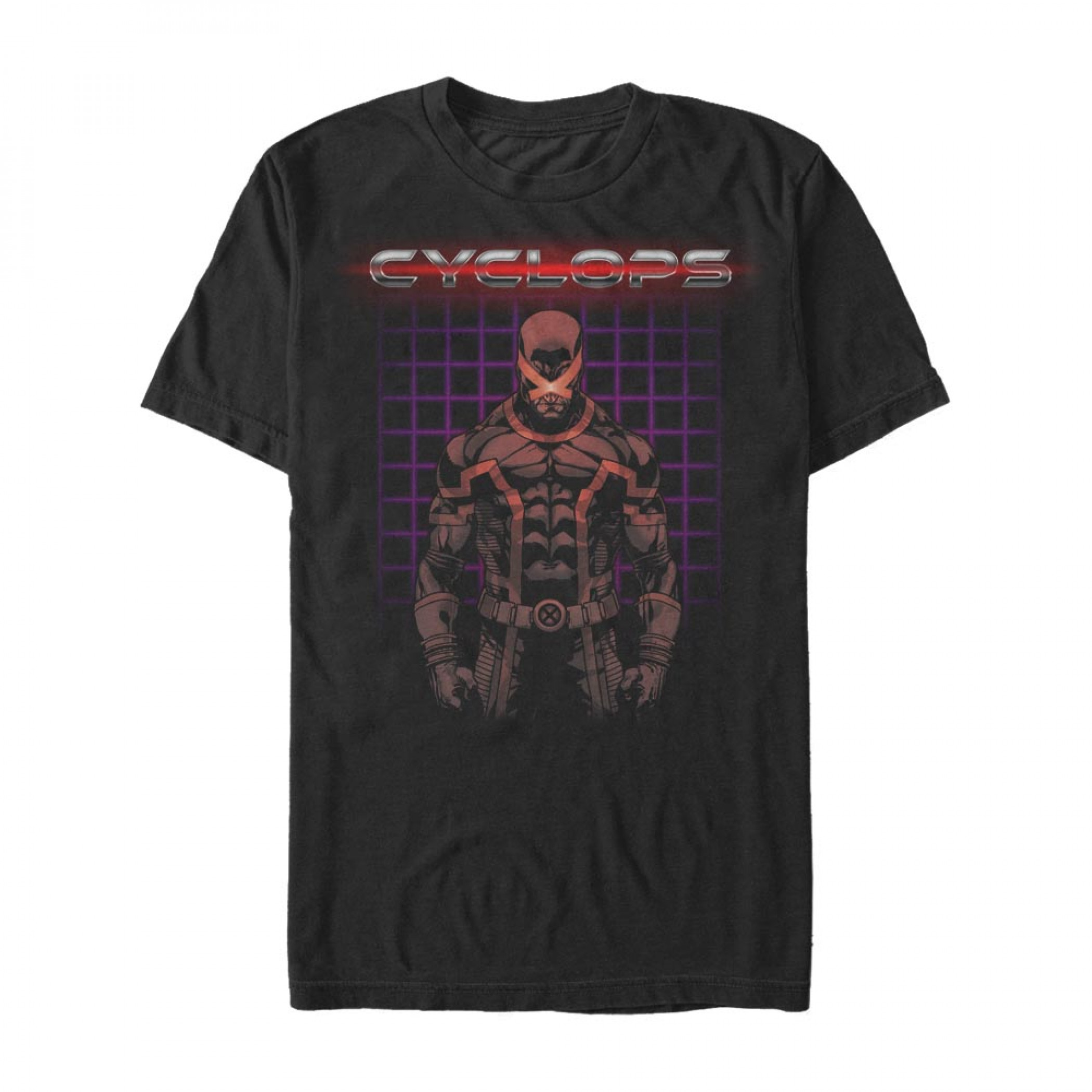 X-Men Retro Cyclops Digital Grid T-Shirt